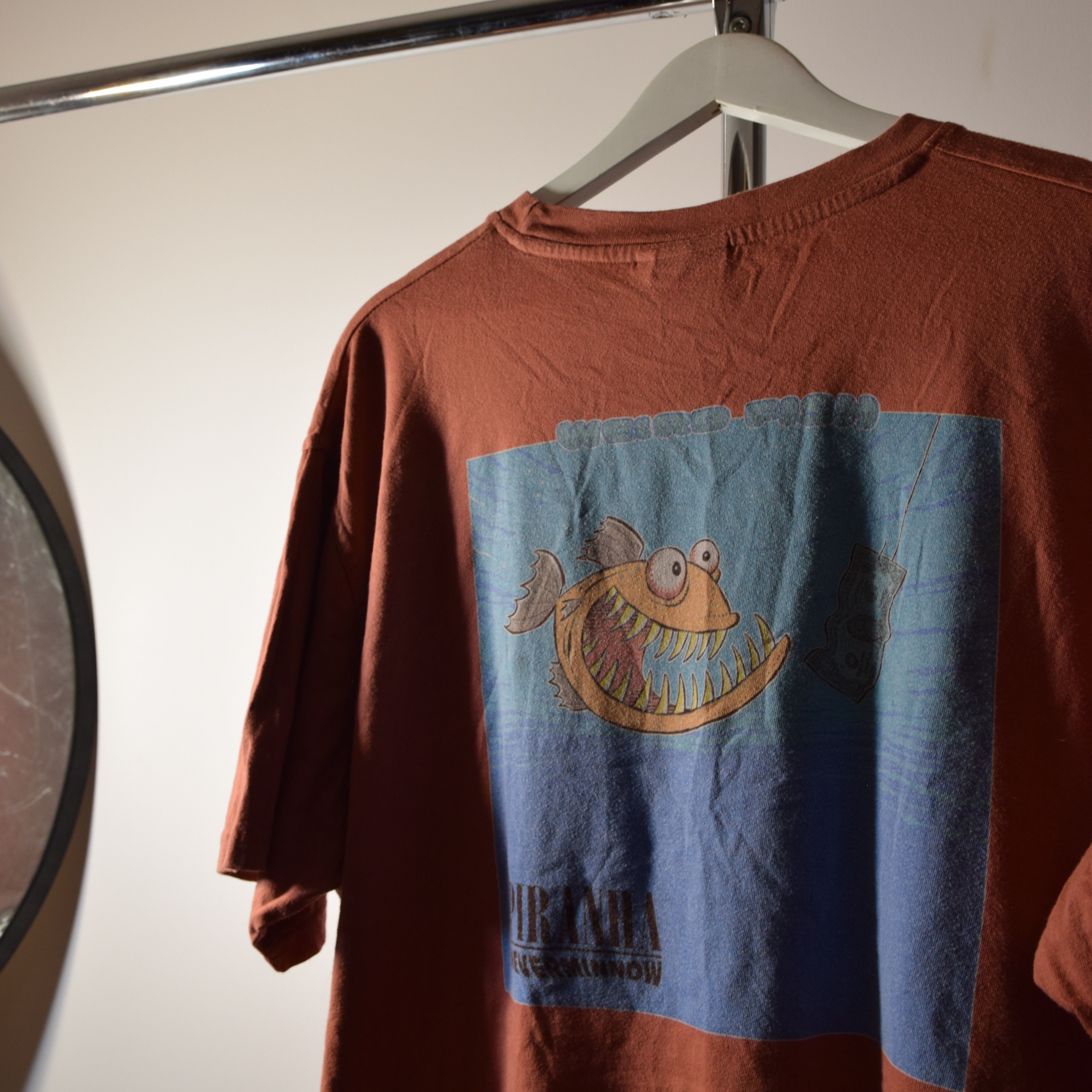 Band Tees × Nirvana 🔥 Nirvana Nevermind Vintage Funny Weird Fish XL Size US L / EU 52-54 / 3 - 6 Thumbnail