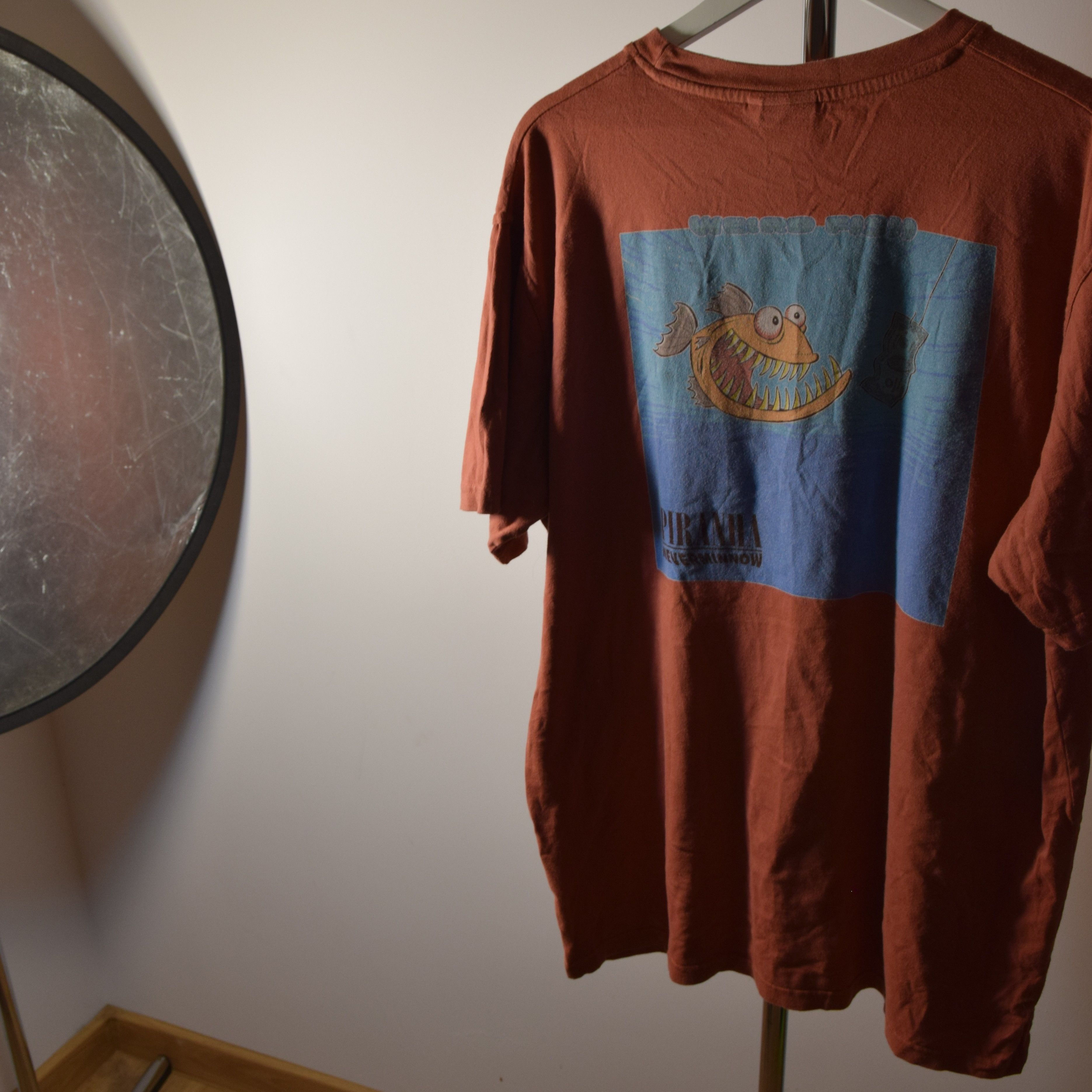 Band Tees × Nirvana 🔥 Nirvana Nevermind Vintage Funny Weird Fish XL Size US L / EU 52-54 / 3 - 3 Thumbnail