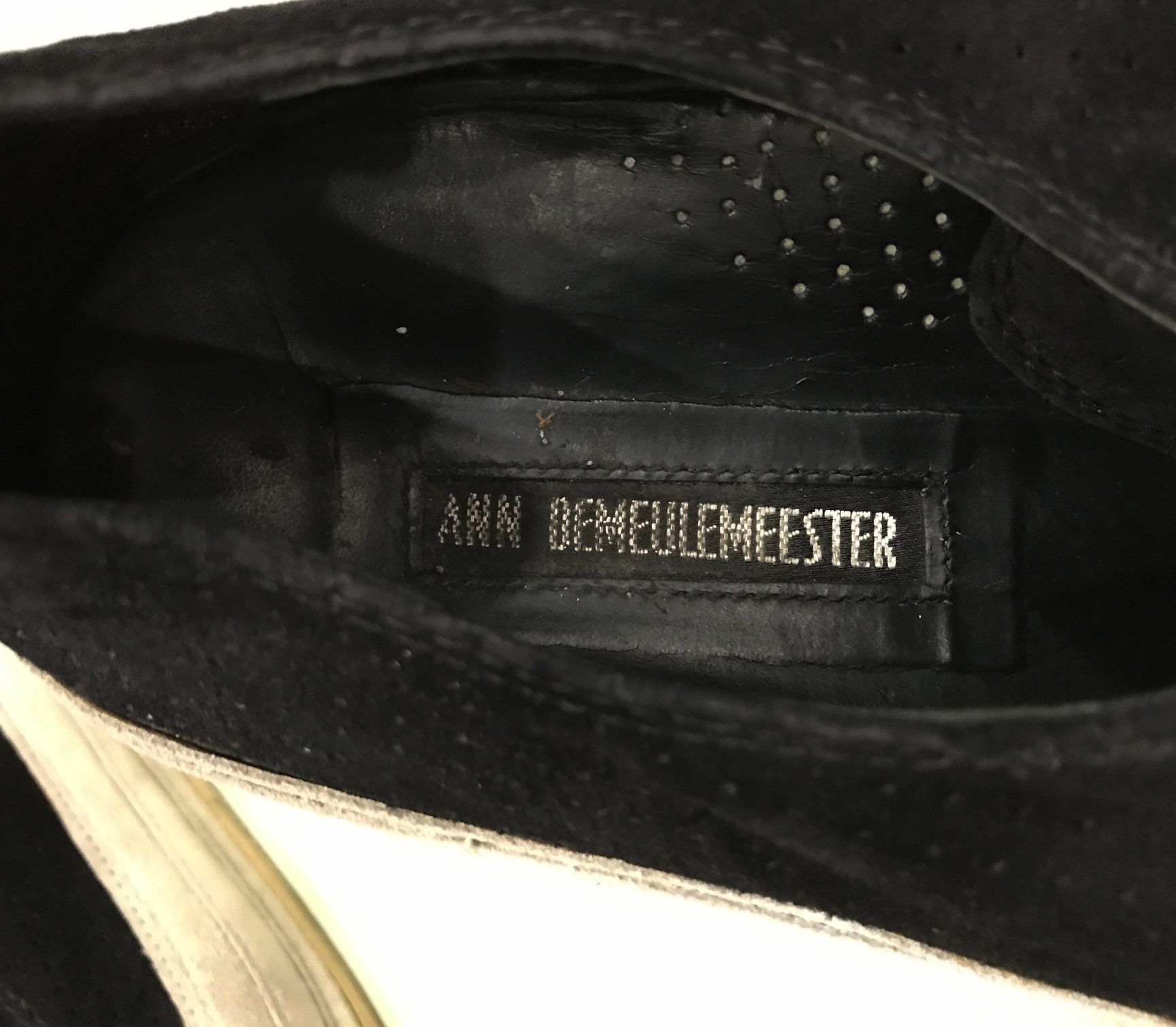 Ann Demeulemeester SUEDE/LEATHER LOW TRAINERS Size US 7.5 / EU 40-41 - 10 Thumbnail