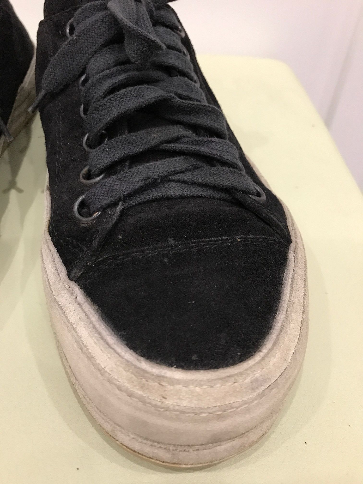 Ann Demeulemeester SUEDE/LEATHER LOW TRAINERS Size US 7.5 / EU 40-41 - 12 Thumbnail