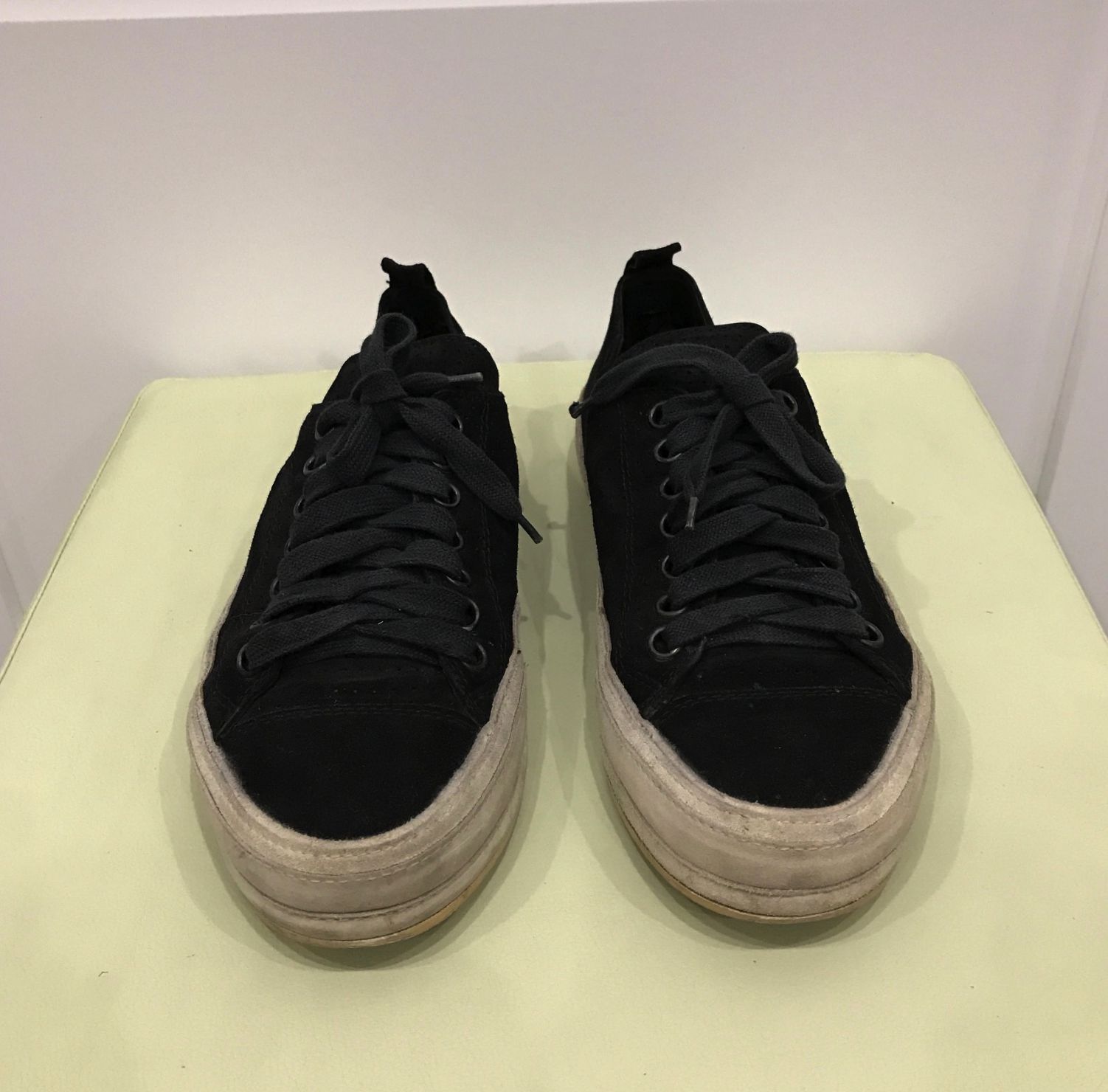 Ann Demeulemeester SUEDE/LEATHER LOW TRAINERS Size US 7.5 / EU 40-41 - 5 Thumbnail