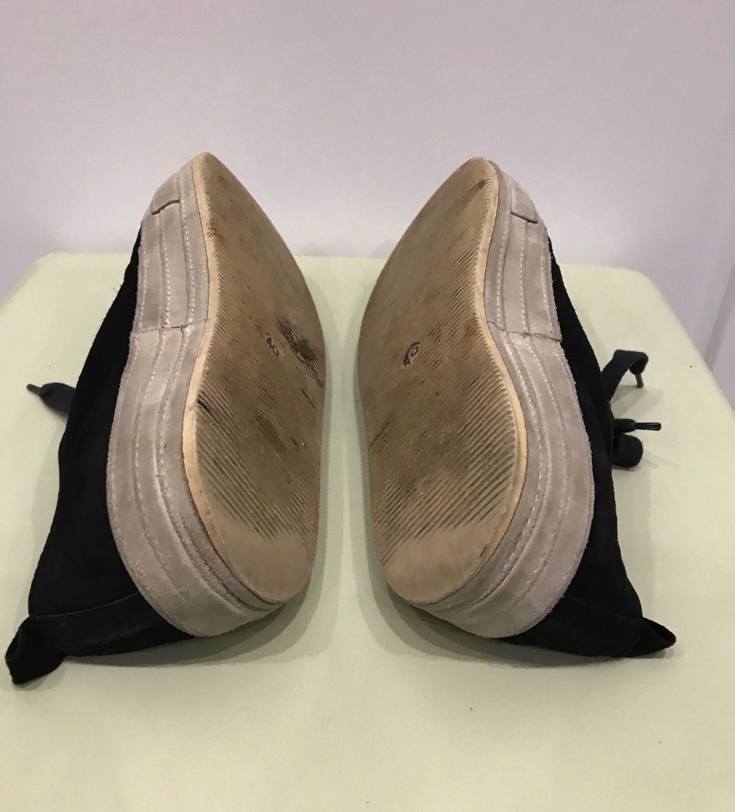 Ann Demeulemeester SUEDE/LEATHER LOW TRAINERS Size US 7.5 / EU 40-41 - 11 Thumbnail