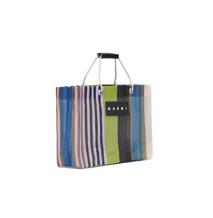 Marni MARNI MARKET BAG STRIPE MULTICOLOR GREEN BAG | Grailed