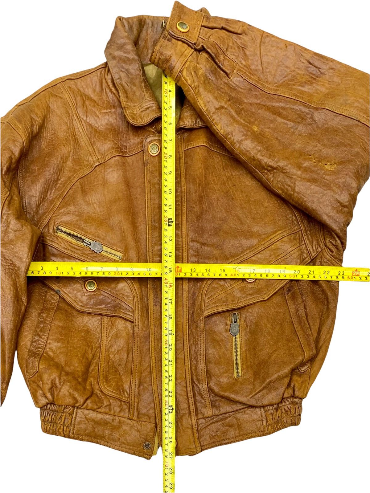 Gianni Valentino × Valentino 🔥VINTAGE GIANNI VALENTINO BIG SPELLOUT LOGO LEATHER JACKET🔥 Size US L / EU 52-54 / 3 - 22 Thumbnail