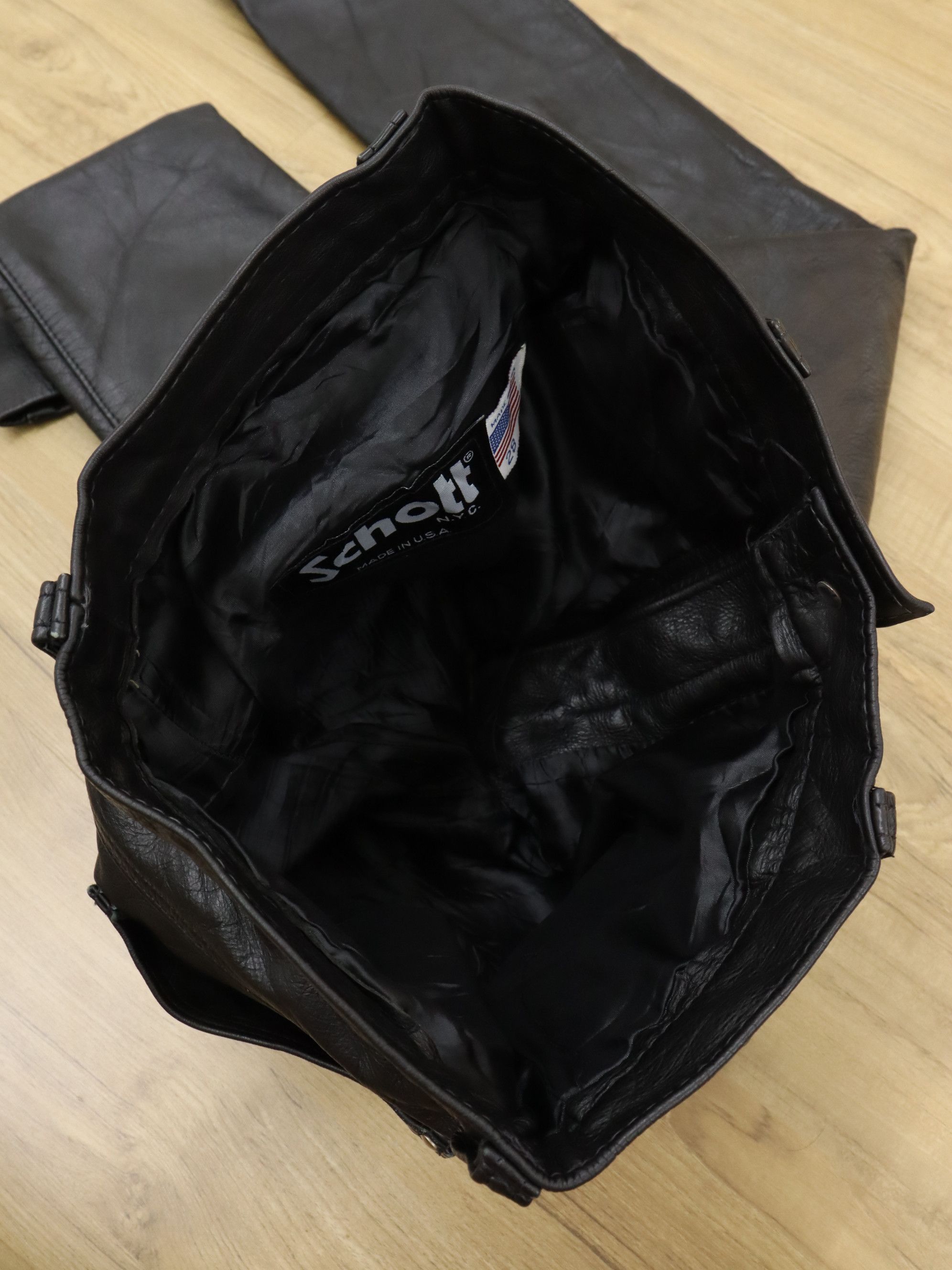 Leather × Schott Schott N.Y.C. Leather Pant MADE IN USA Size US 28 / EU 44 - 7 Thumbnail