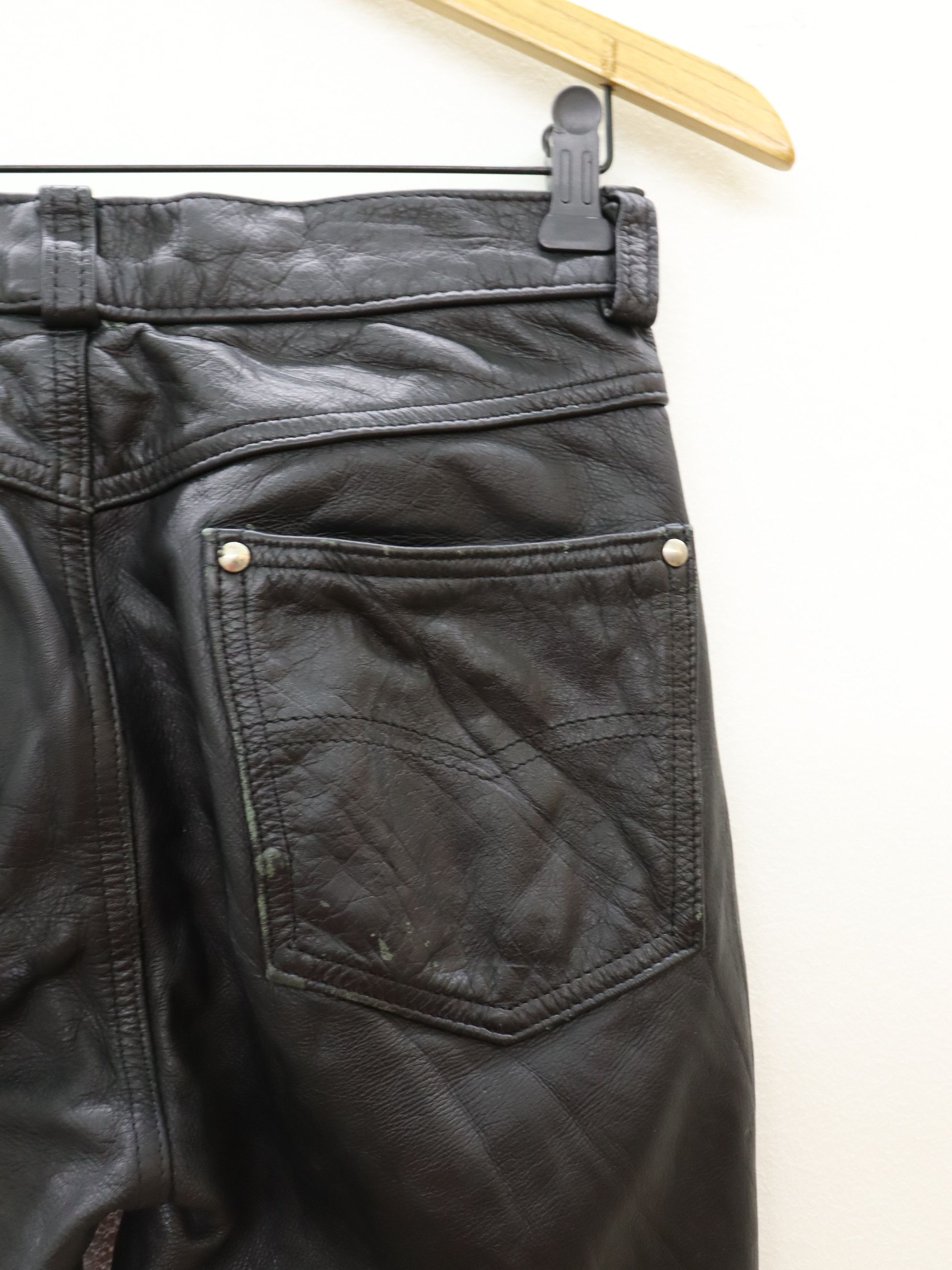 Leather × Schott Schott N.Y.C. Leather Pant MADE IN USA Size US 28 / EU 44 - 14 Thumbnail