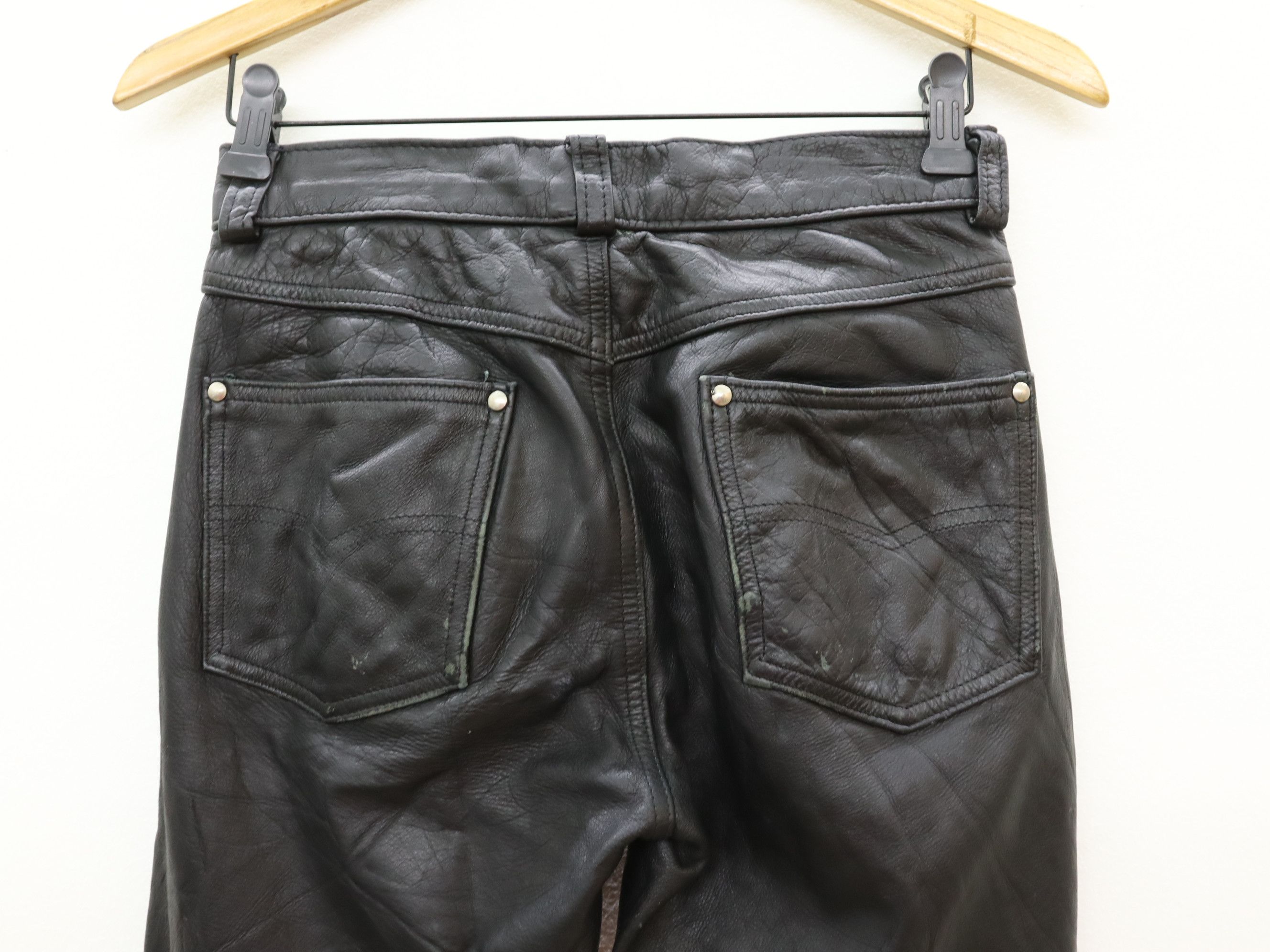Leather × Schott Schott N.Y.C. Leather Pant MADE IN USA Size US 28 / EU 44 - 11 Thumbnail