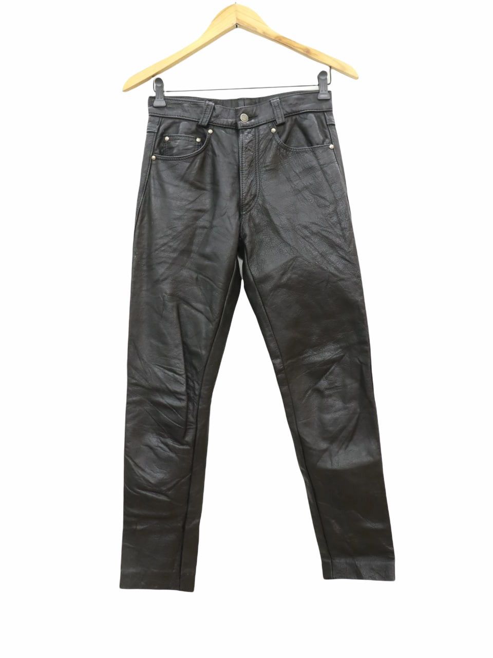 Leather × Schott Schott N.Y.C. Leather Pant MADE IN USA Size US 28 / EU 44 - 1 Thumbnail
