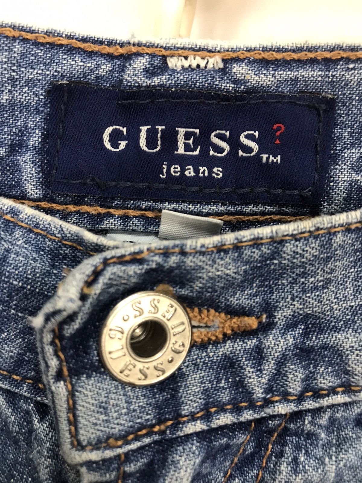 Guess Guess short denim jeans made in usa Size US 27 - 4 Thumbnail