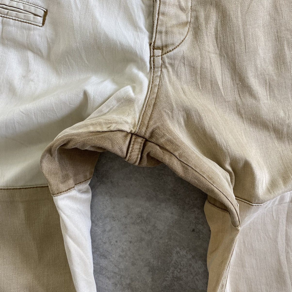 Japanese Brand Dip Ltd Cinch Back Patched Knee Chino Trousers Pants Size US 32 / EU 48 - 11 Thumbnail