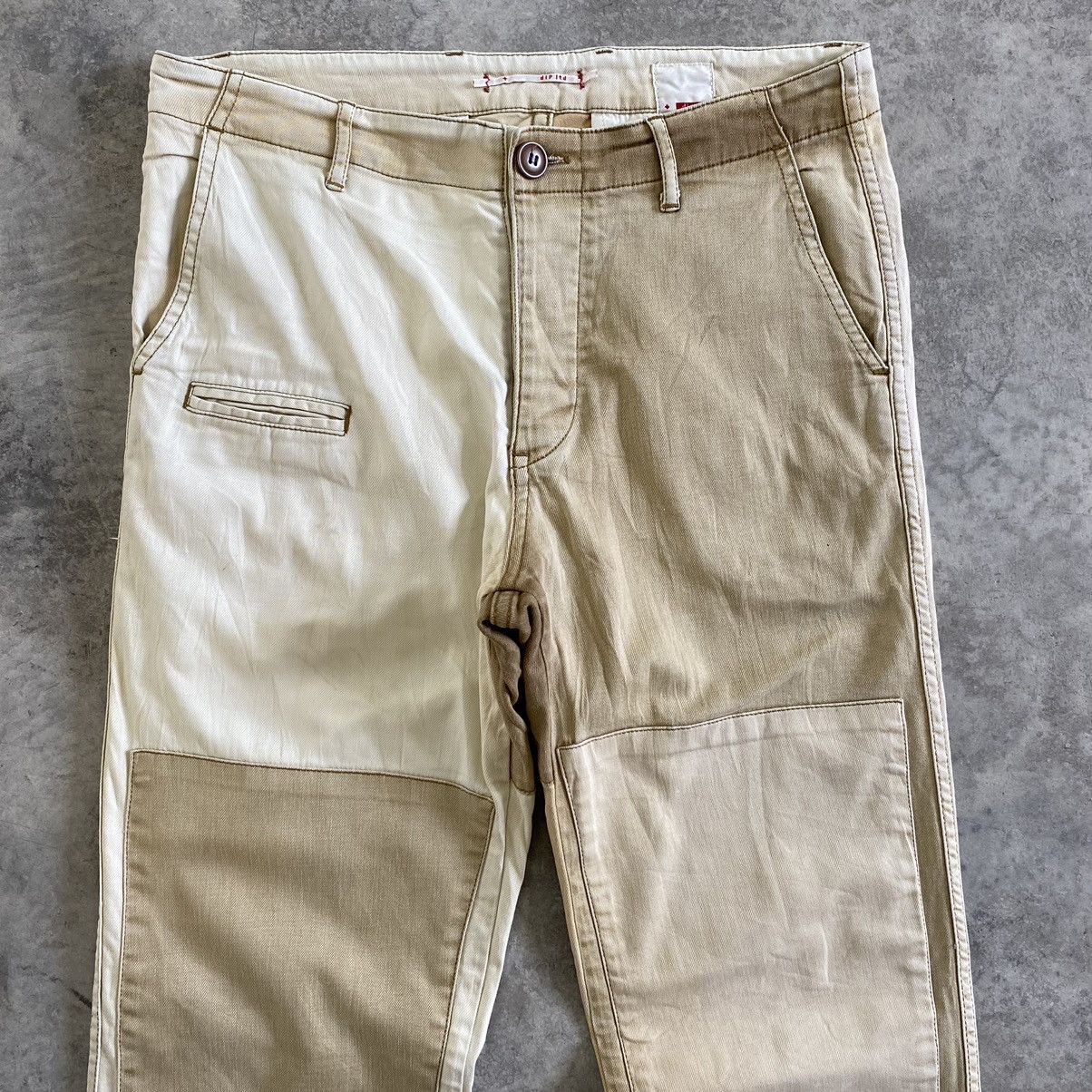 Japanese Brand Dip Ltd Cinch Back Patched Knee Chino Trousers Pants Size US 32 / EU 48 - 3 Thumbnail