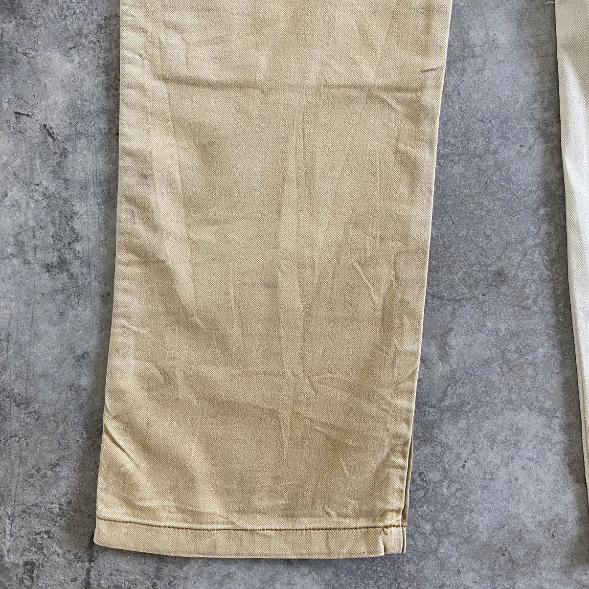 Japanese Brand Dip Ltd Cinch Back Patched Knee Chino Trousers Pants Size US 32 / EU 48 - 16 Thumbnail