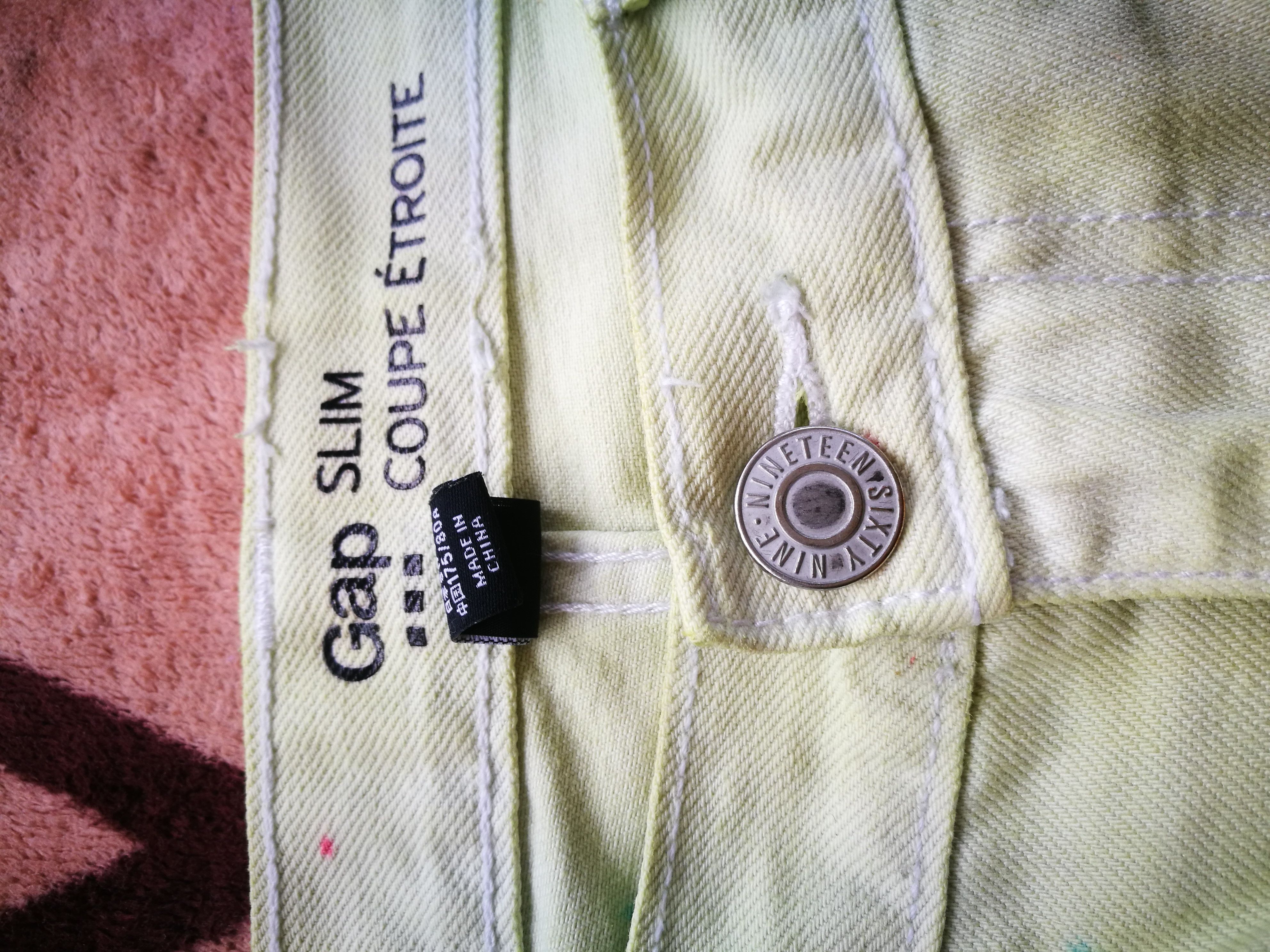 Gap GAP SLIM "CUSTOM TYE DYE JEANS Size US 33 - 8 Thumbnail
