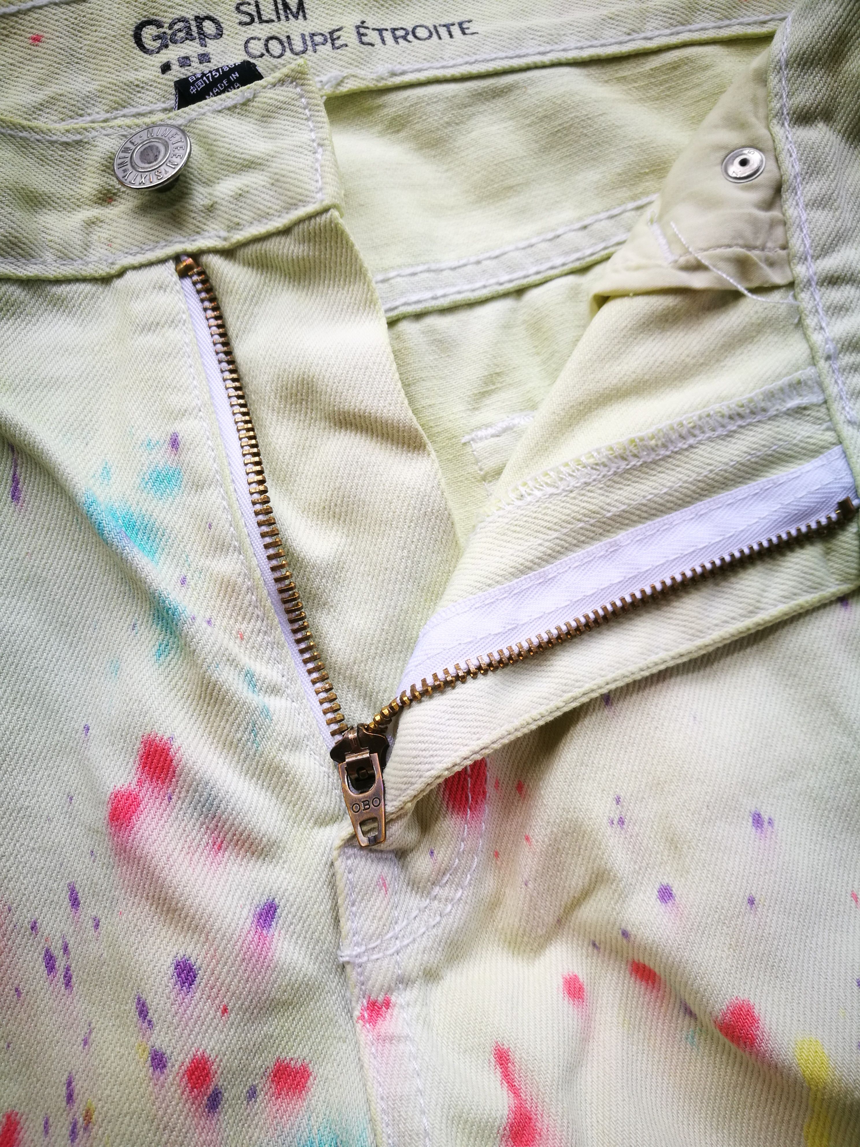 Gap GAP SLIM "CUSTOM TYE DYE JEANS Size US 33 - 5 Thumbnail