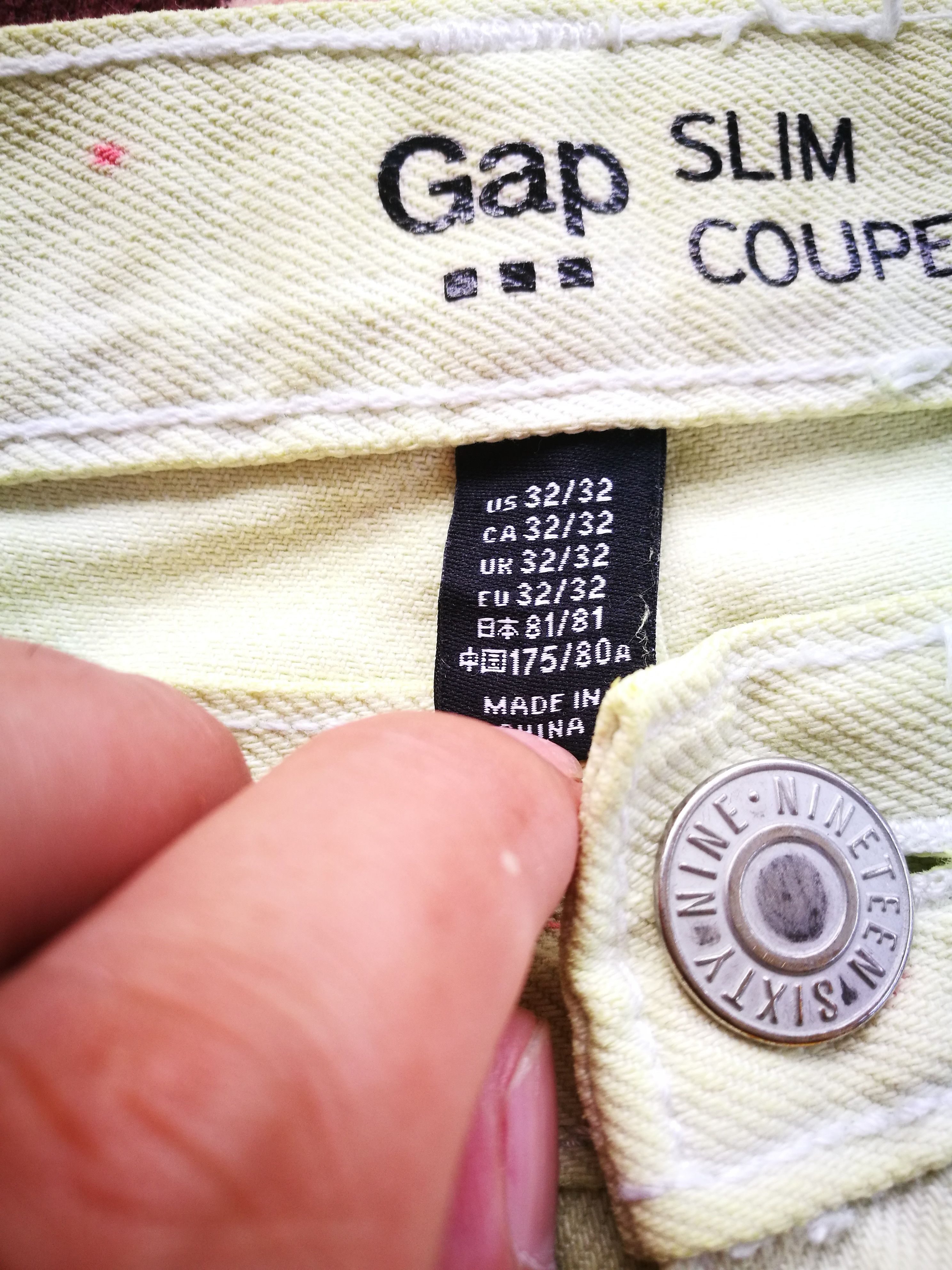 Gap GAP SLIM "CUSTOM TYE DYE JEANS Size US 33 - 7 Thumbnail