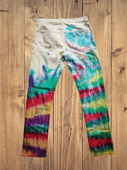 Gap GAP SLIM "CUSTOM TYE DYE JEANS Size US 33 - 2 Thumbnail