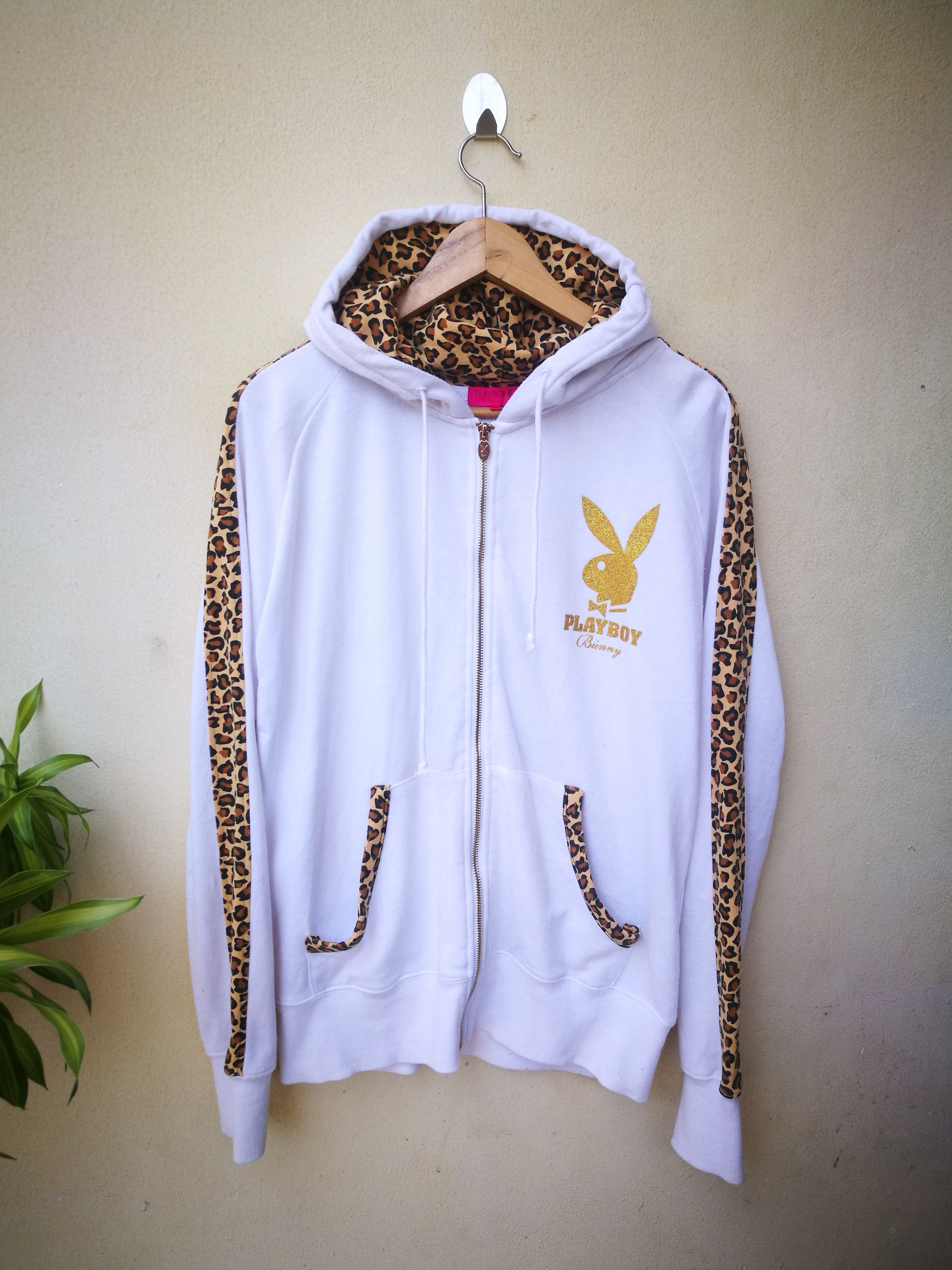Playboy Playboy Bunny Leopard Design Zipper Hoodie Size US L / EU 52-54 / 3 - 2 Thumbnail