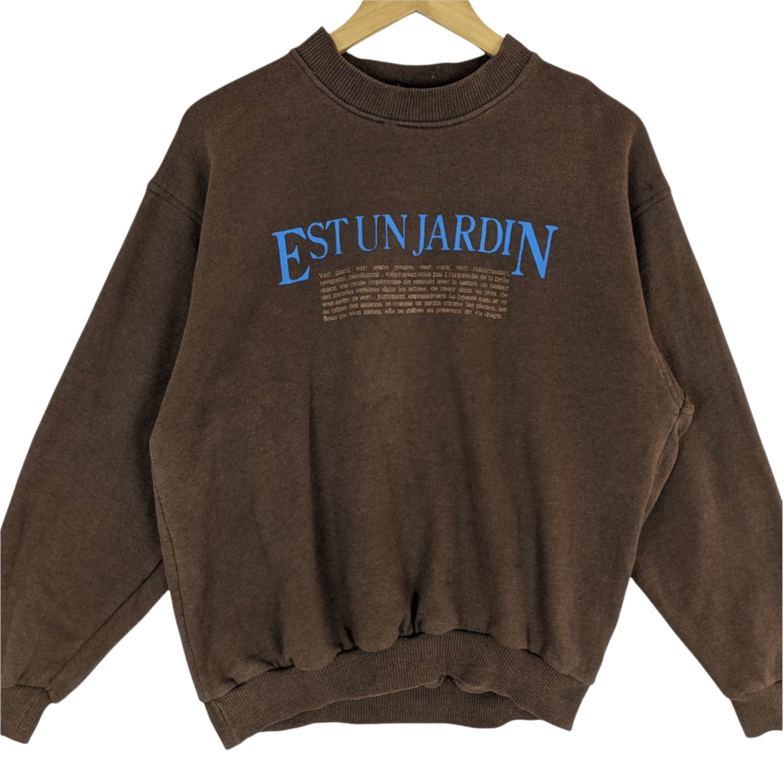 Japanese Brand ONLY HOUSE Japan Est Un Jardin Spell Out Sweatshirt Size US L / EU 52-54 / 3 - 2 Thumbnail
