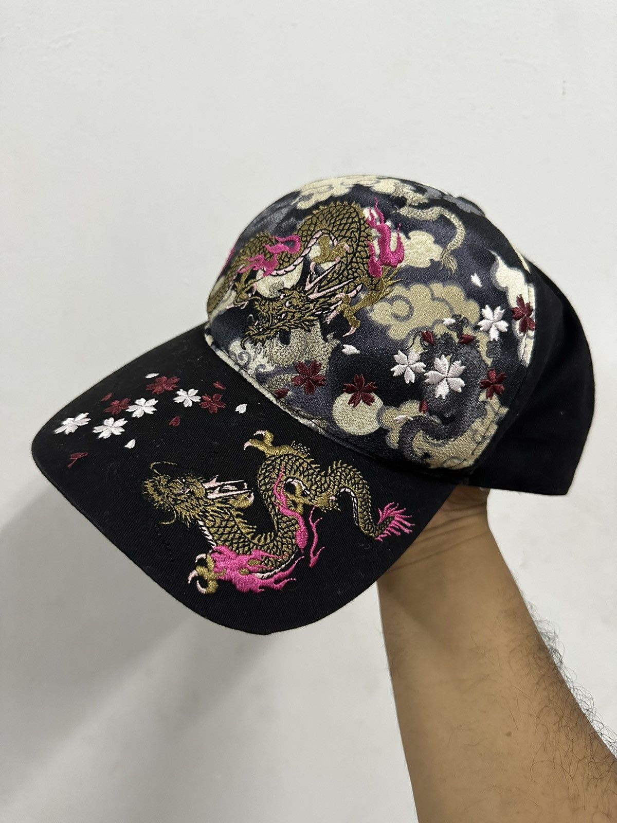 Japanese Brand 🔥Vintage🔥 Full Embroid Dragon Element Hat Size ONE SIZE - 1 Thumbnail