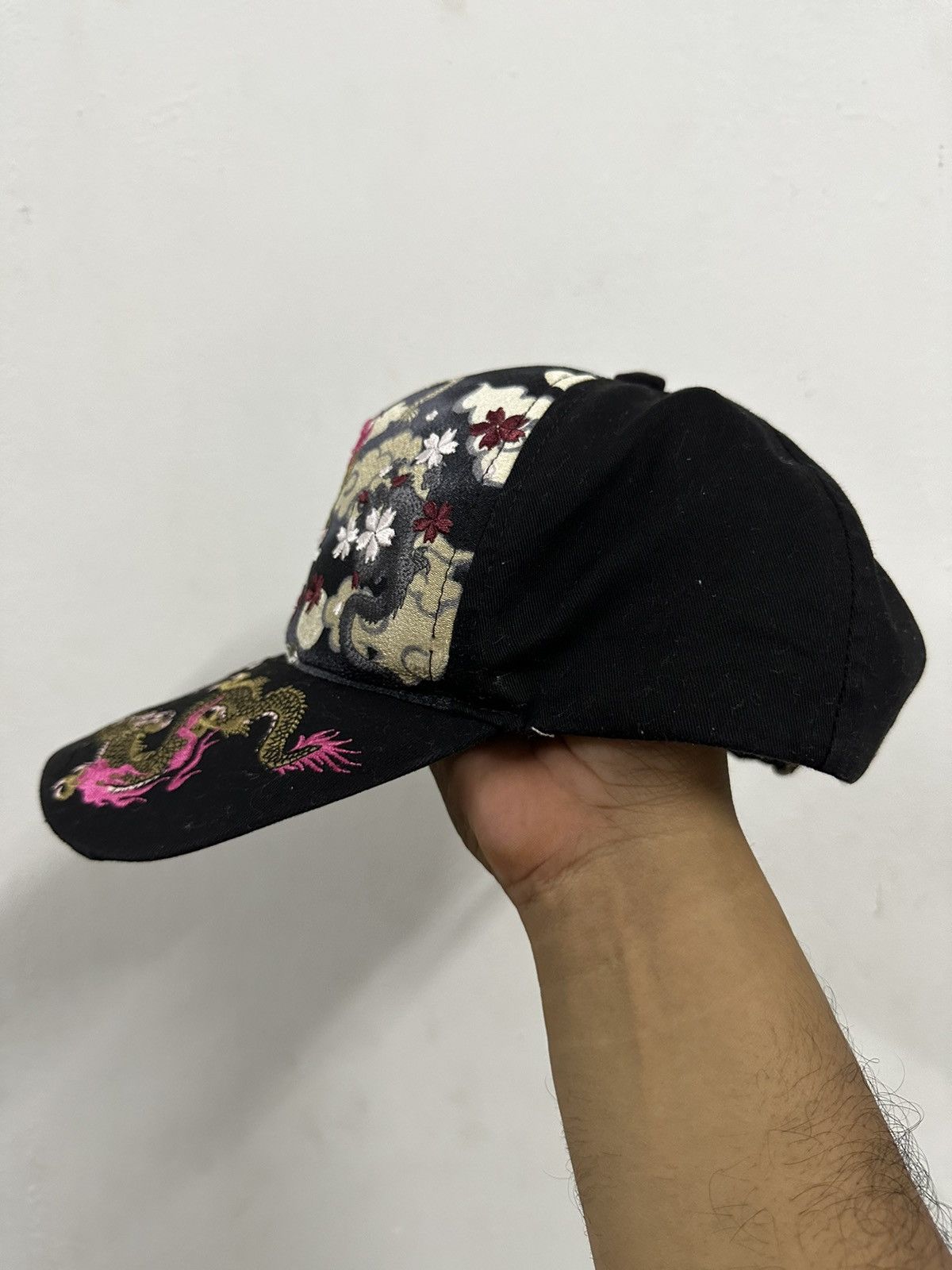 Japanese Brand 🔥Vintage🔥 Full Embroid Dragon Element Hat Size ONE SIZE - 3 Thumbnail