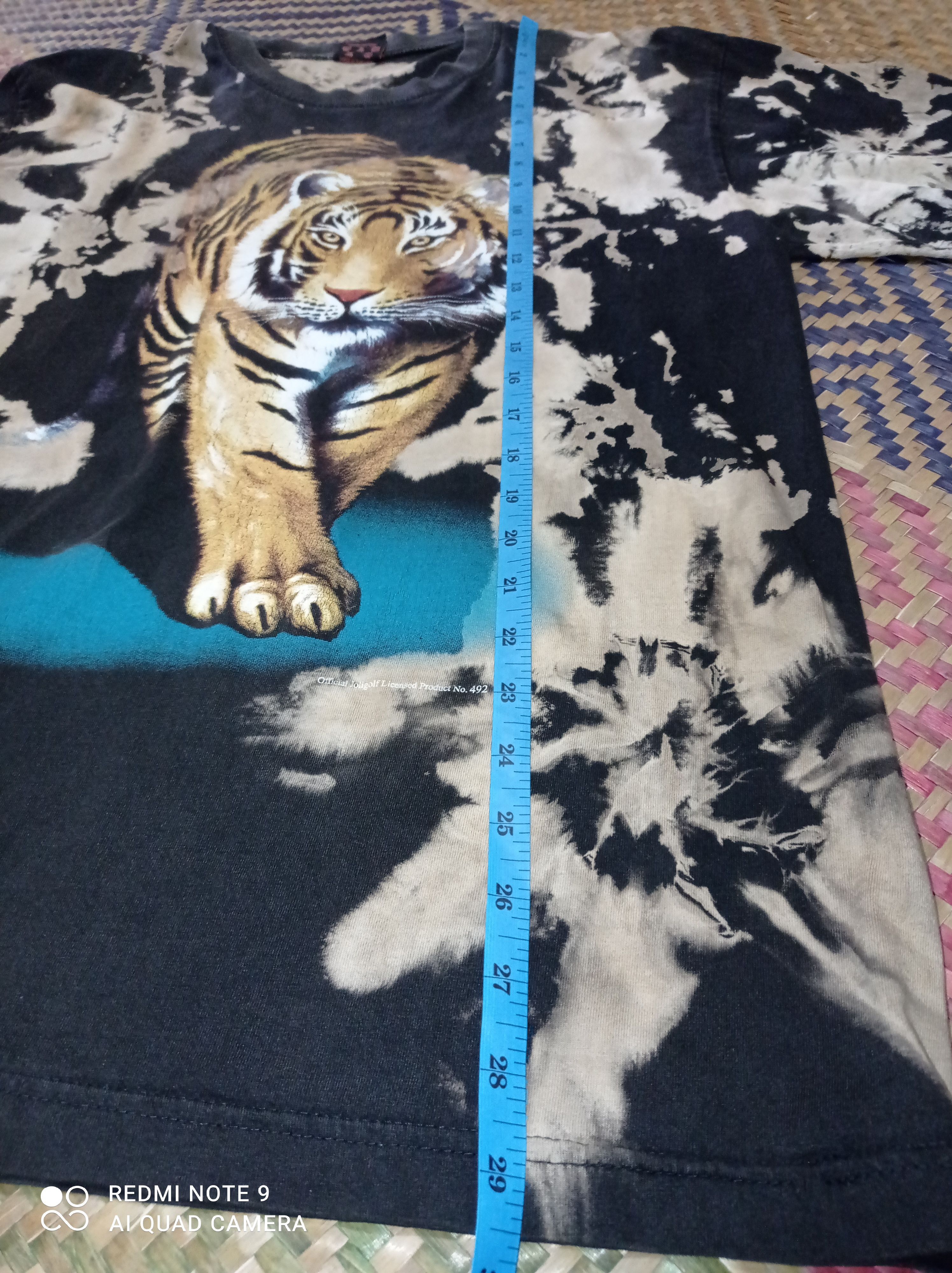 Vintage 🔥Joligolf tees print tiger asid wash size L💥 Size US L / EU 52-54 / 3 - 10 Thumbnail