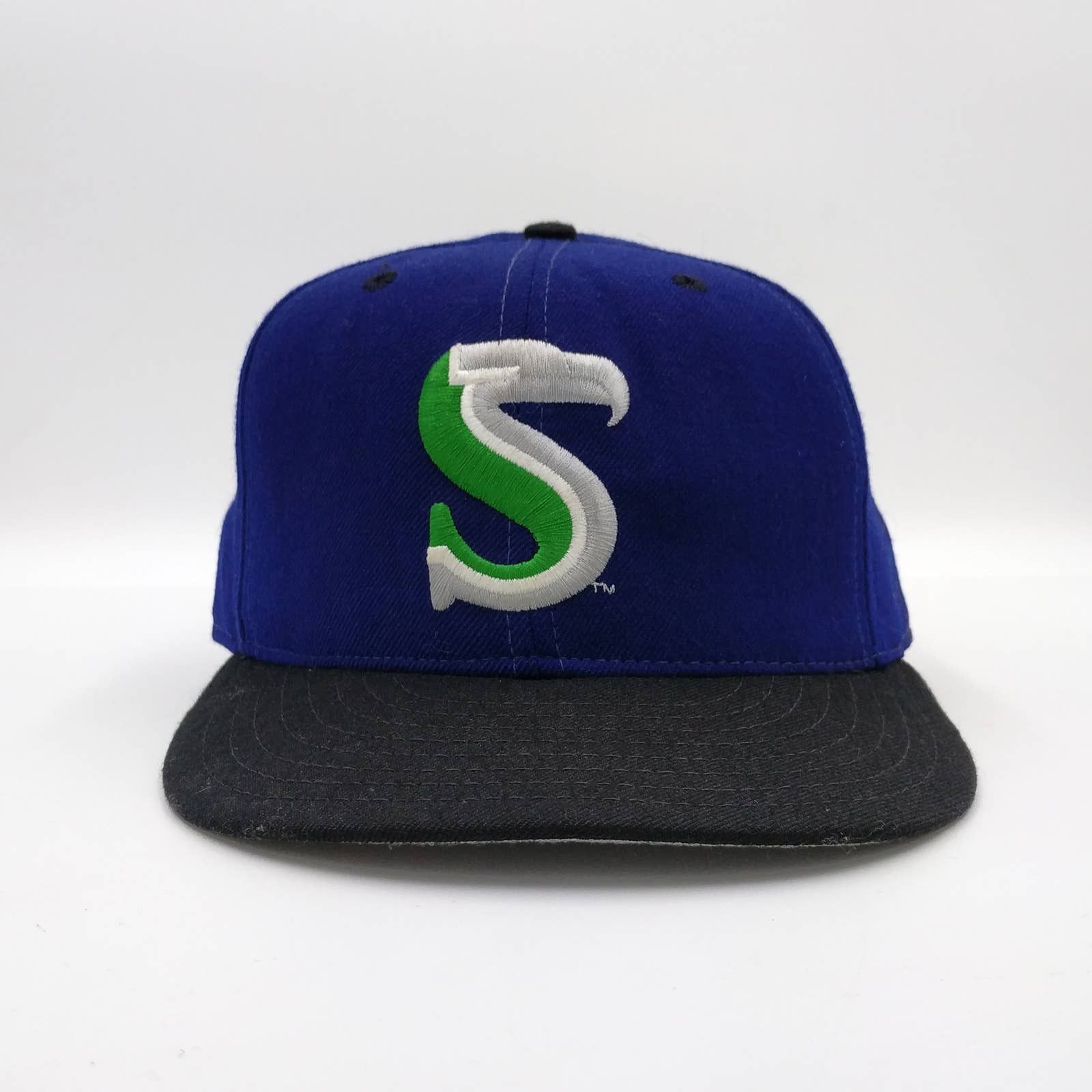 NFL × Vintage Vintage Seattle Seahawks Wool Fitted Hat NFL New Era 6 7/8 Size ONE SIZE - 2 Thumbnail