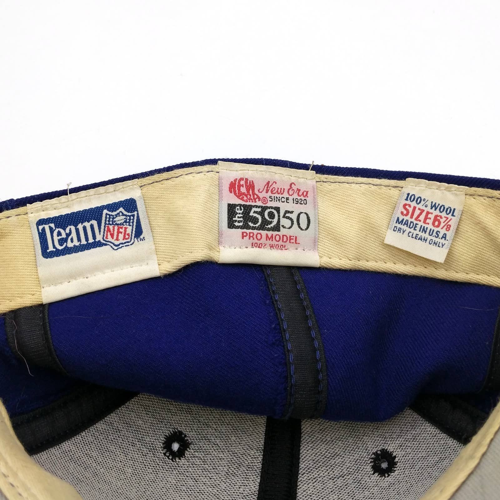NFL × Vintage Vintage Seattle Seahawks Wool Fitted Hat NFL New Era 6 7/8 Size ONE SIZE - 9 Thumbnail