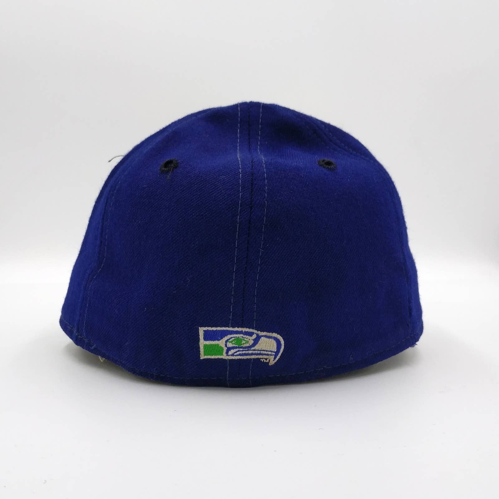 NFL × Vintage Vintage Seattle Seahawks Wool Fitted Hat NFL New Era 6 7/8 Size ONE SIZE - 7 Thumbnail