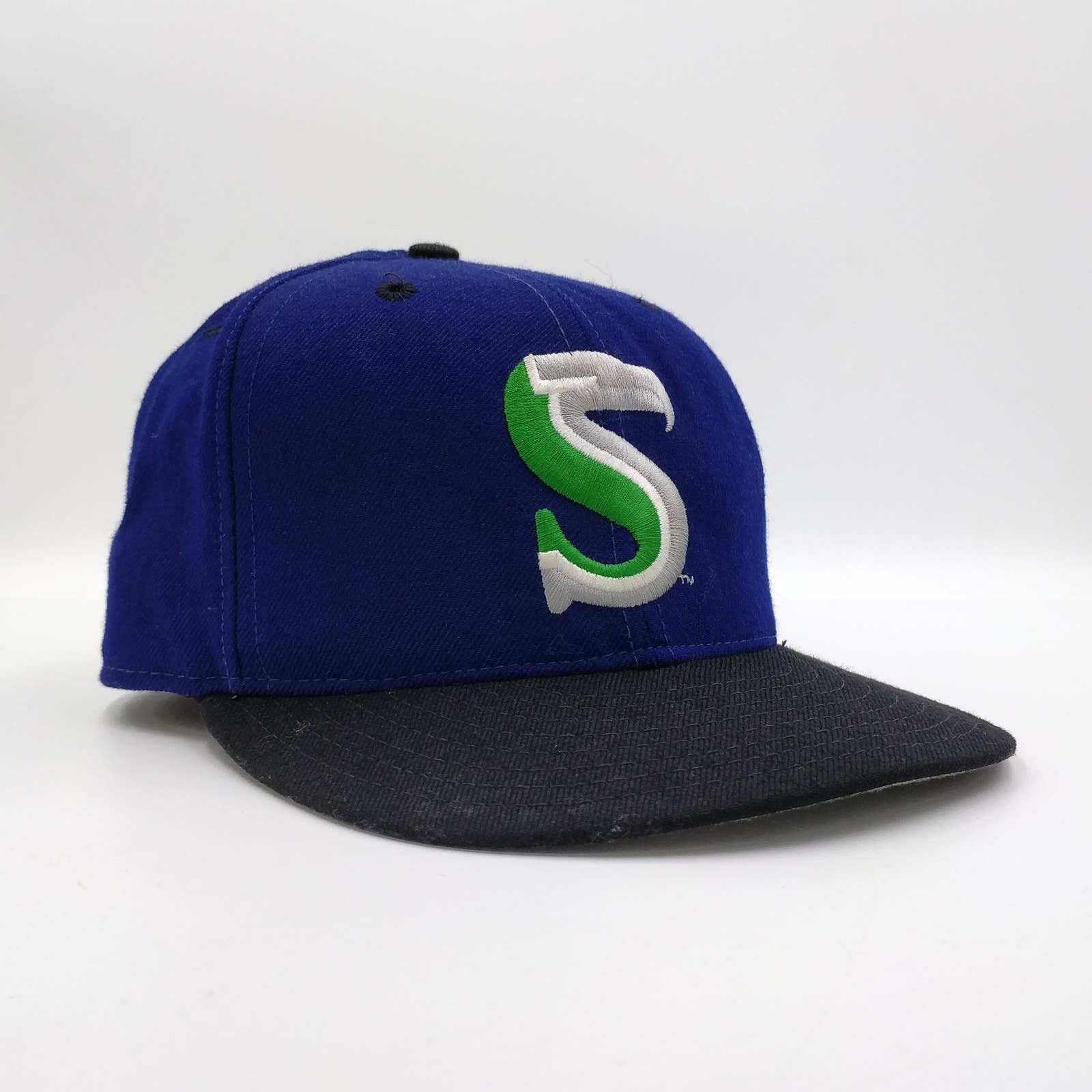 NFL × Vintage Vintage Seattle Seahawks Wool Fitted Hat NFL New Era 6 7/8 Size ONE SIZE - 1 Thumbnail