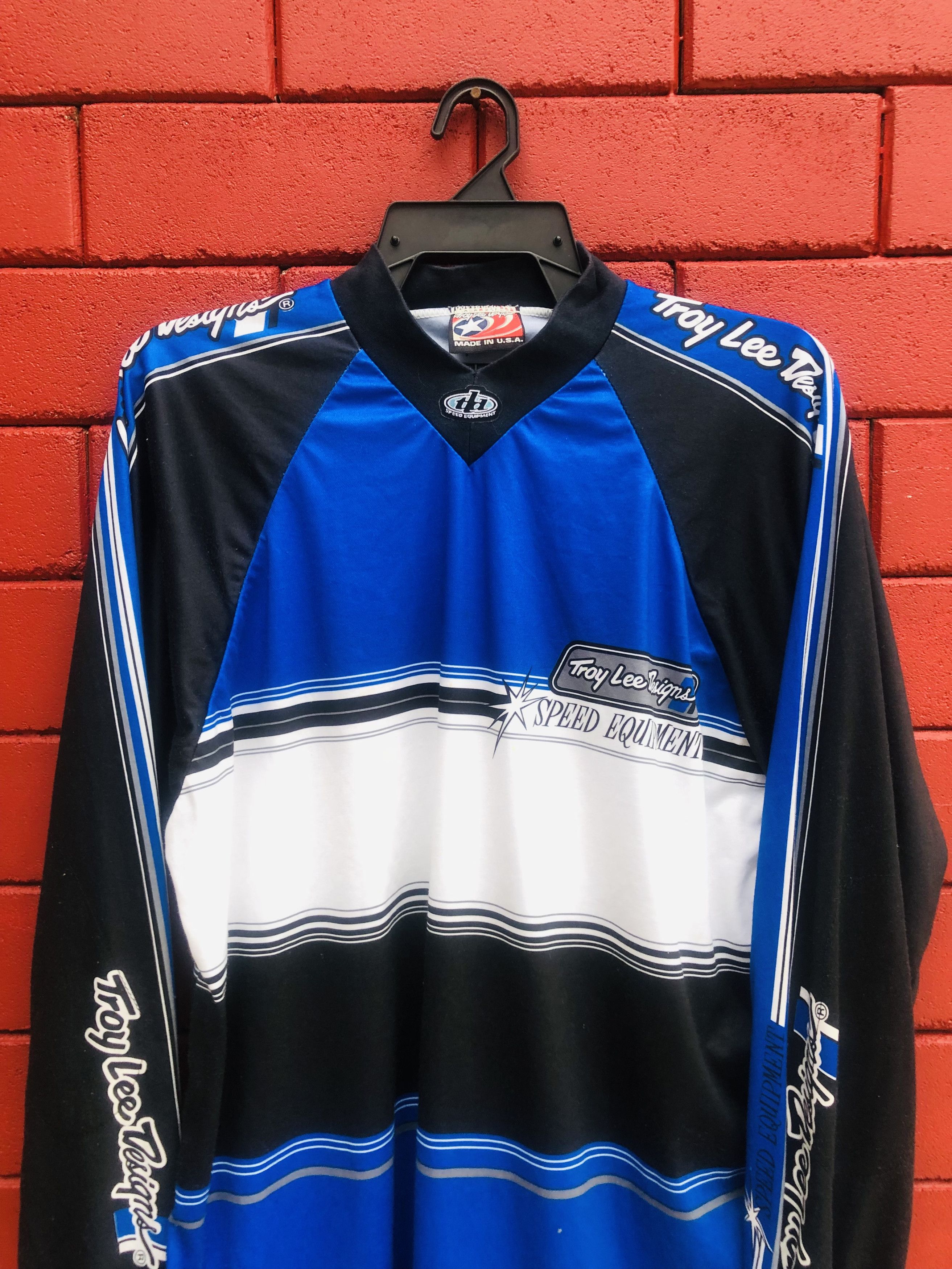 Japanese Brand × Vintage Vintage Troy Lee Design Motorsport Designer Streetwear Size US L / EU 52-54 / 3 - 3 Thumbnail