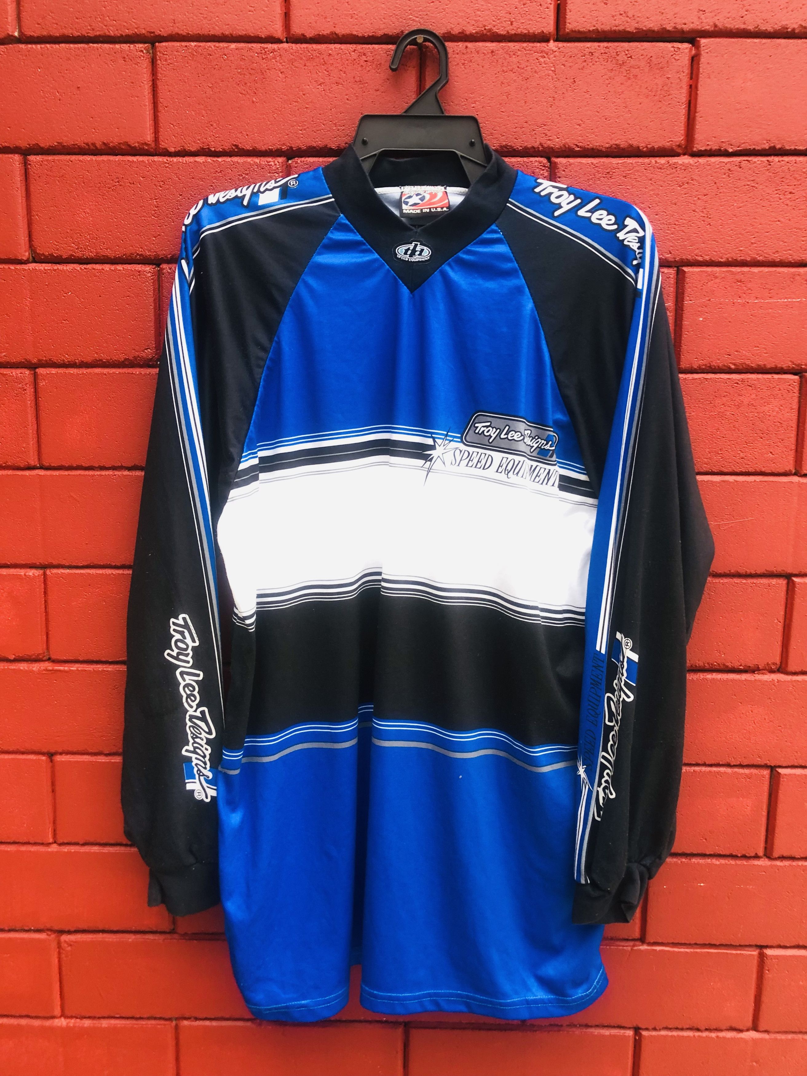 Japanese Brand × Vintage Vintage Troy Lee Design Motorsport Designer Streetwear Size US L / EU 52-54 / 3 - 1 Thumbnail