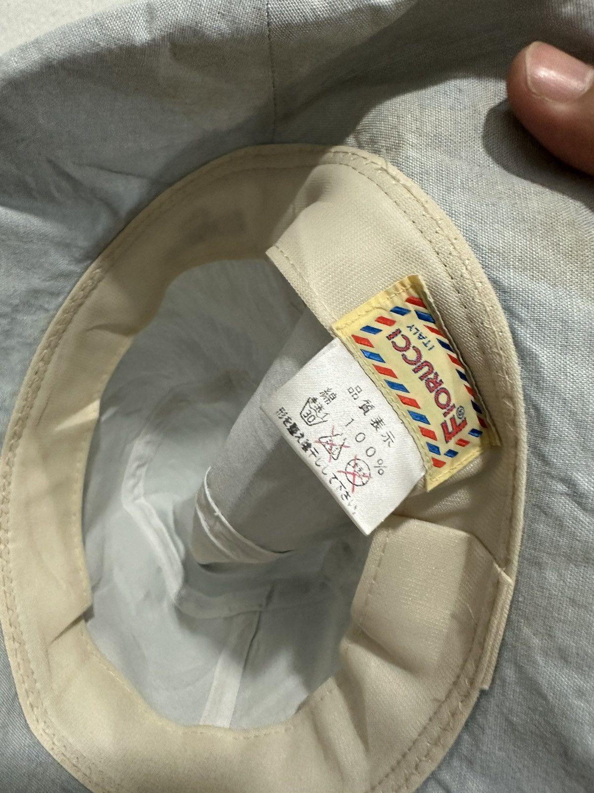 Fiorucci × Vintage VTG Fiorucci Bucket Hat Size ONE SIZE - 5 Thumbnail