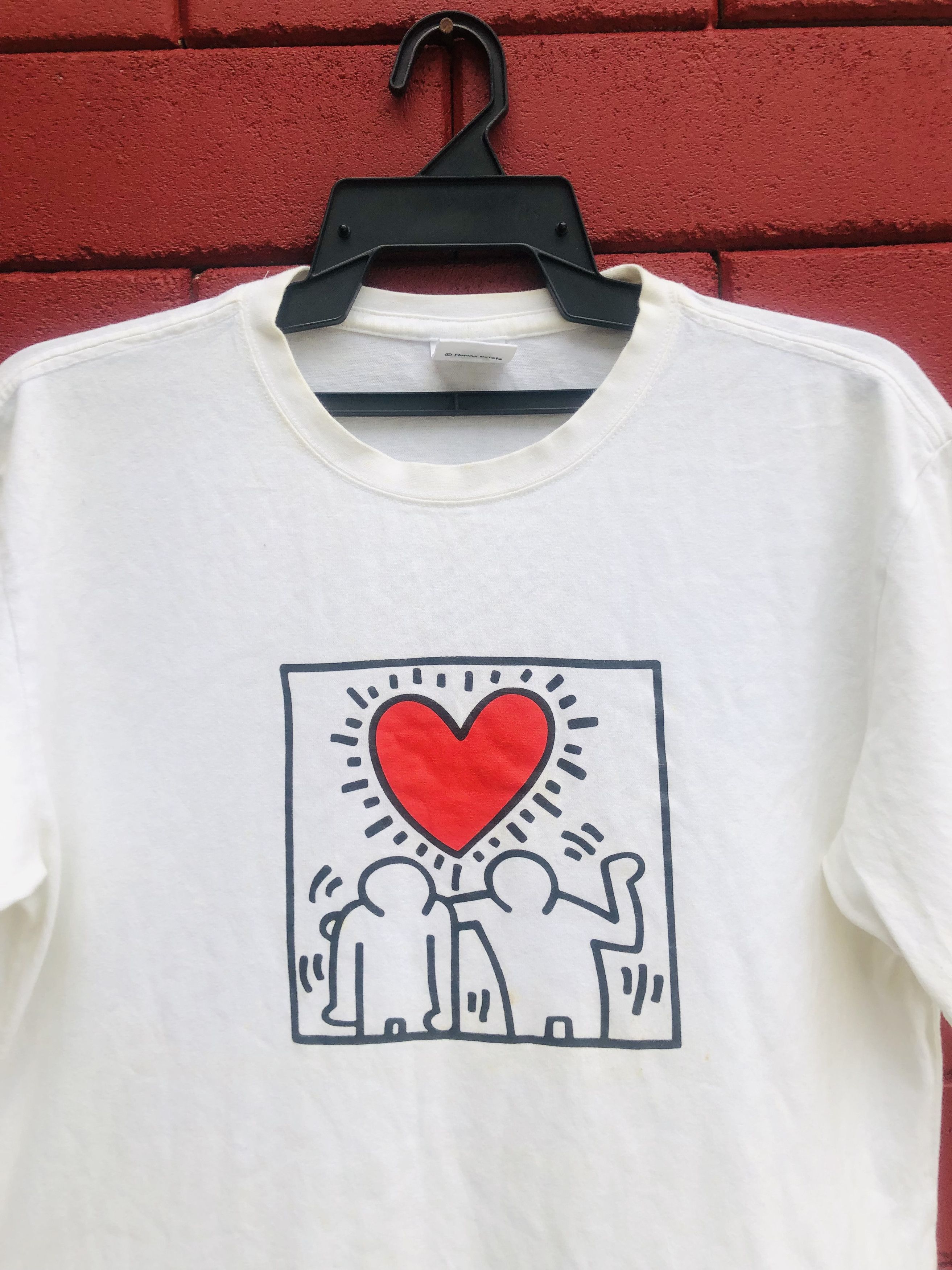 Japanese Brand × Vintage Vintage Keith Haring Loving Designer Fashion Style Size US M / EU 48-50 / 2 - 3 Thumbnail