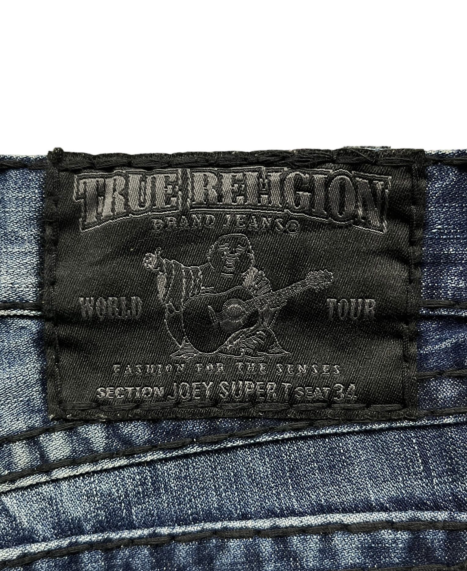 True Religion × Vintage DOPE🔥TRUE RELIGION JOEY SUPER T FLARE Big Stitch Shashiko Size US 30 / EU 46 - 14 Thumbnail