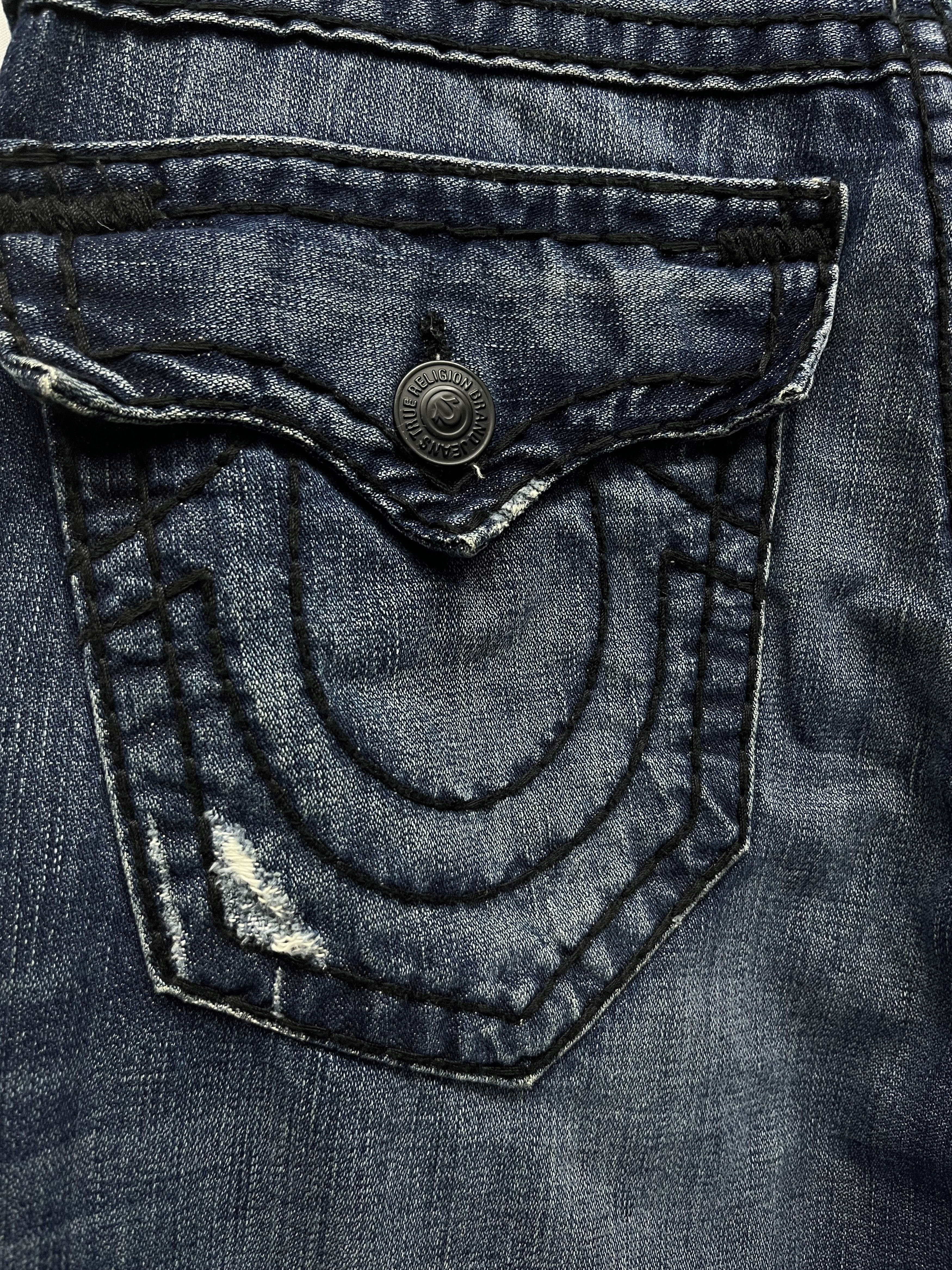 True Religion × Vintage DOPE🔥TRUE RELIGION JOEY SUPER T FLARE Big Stitch Shashiko Size US 30 / EU 46 - 9 Thumbnail