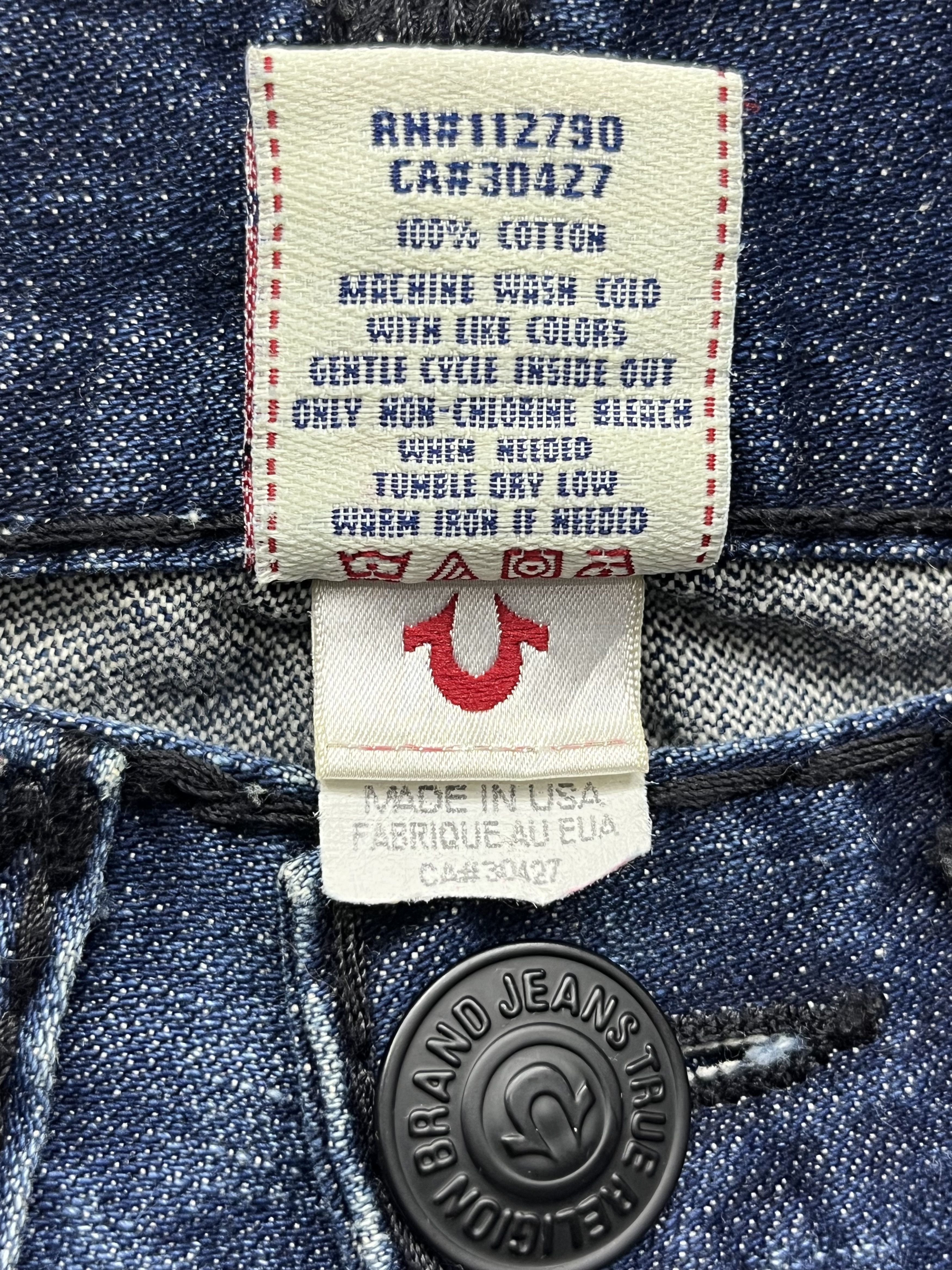 True Religion × Vintage DOPE🔥TRUE RELIGION JOEY SUPER T FLARE Big Stitch Shashiko Size US 30 / EU 46 - 12 Thumbnail