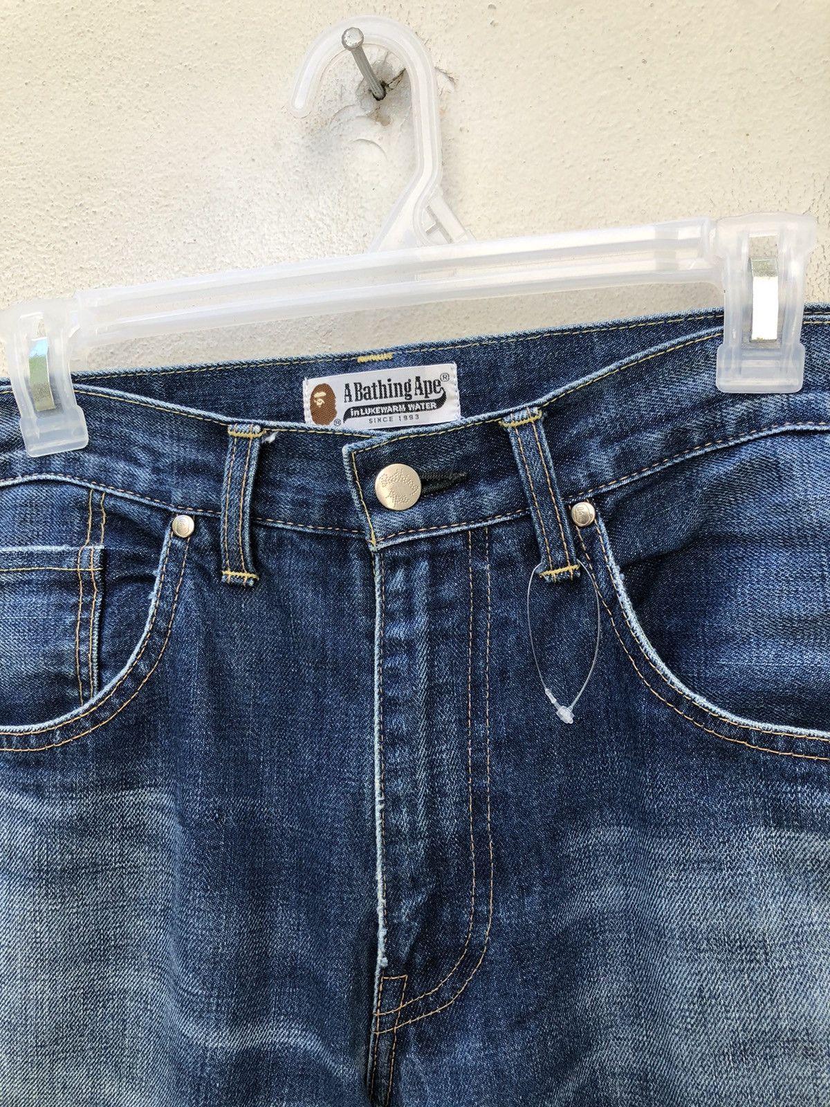 Bape A Bathing Ape Redline Selvedge Painter Denim Jeans Size US 32 / EU 48 - 15 Thumbnail