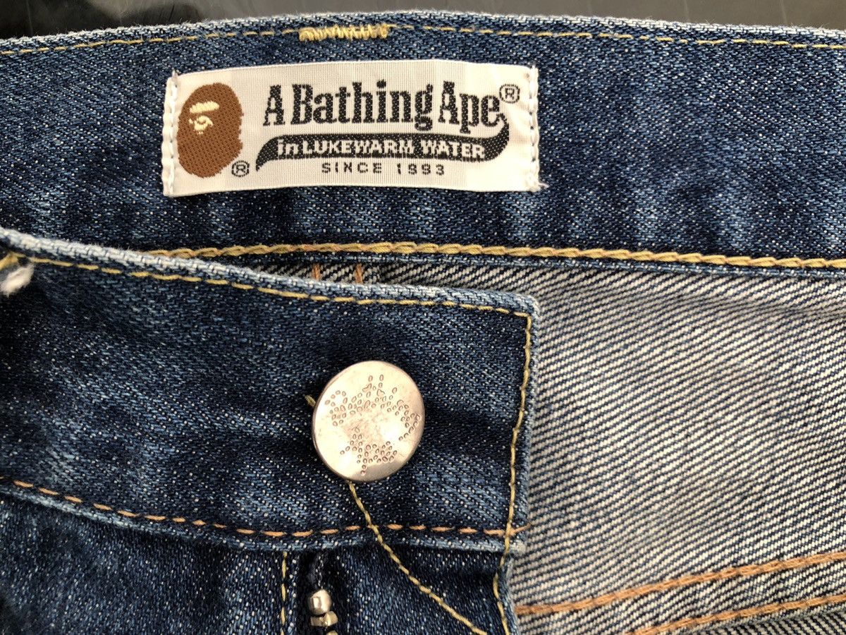 Bape A Bathing Ape Redline Selvedge Painter Denim Jeans Size US 32 / EU 48 - 23 Thumbnail