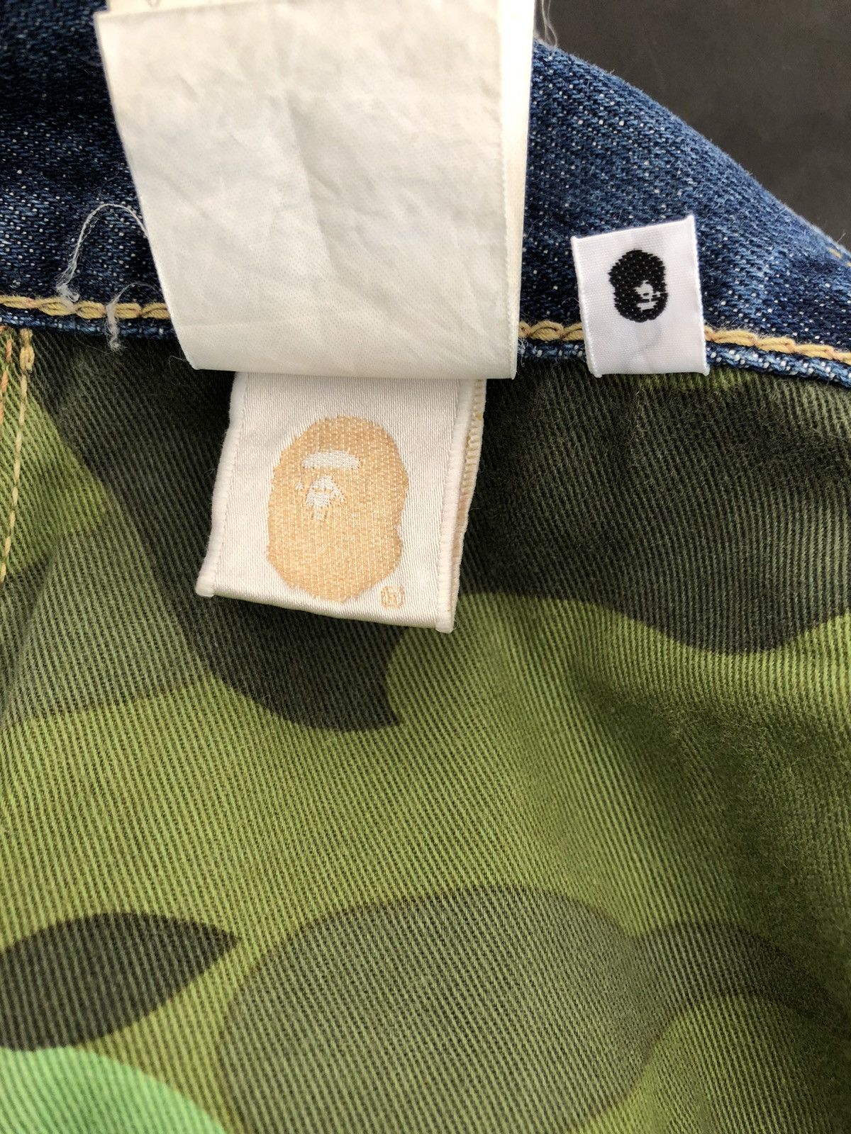 Bape A Bathing Ape Redline Selvedge Painter Denim Jeans Size US 32 / EU 48 - 25 Thumbnail