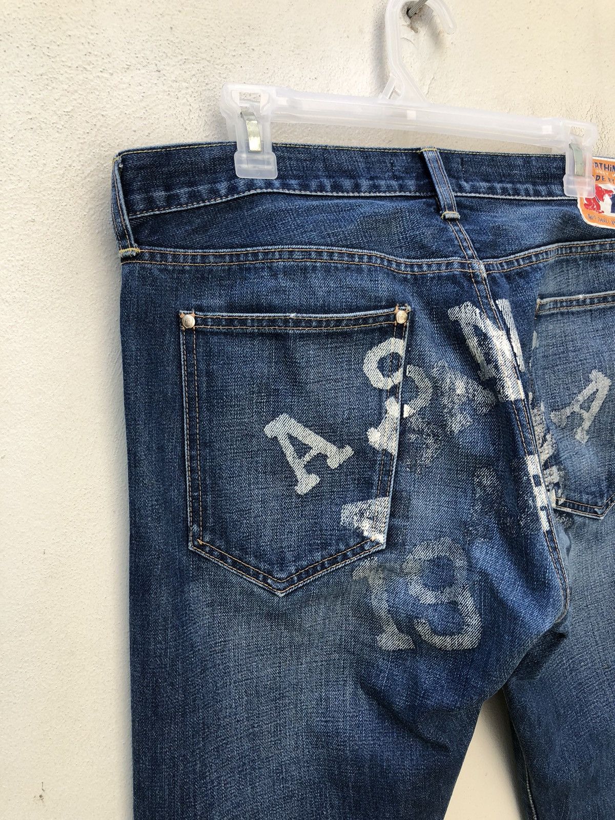 Bape A Bathing Ape Redline Selvedge Painter Denim Jeans Size US 32 / EU 48 - 7 Thumbnail