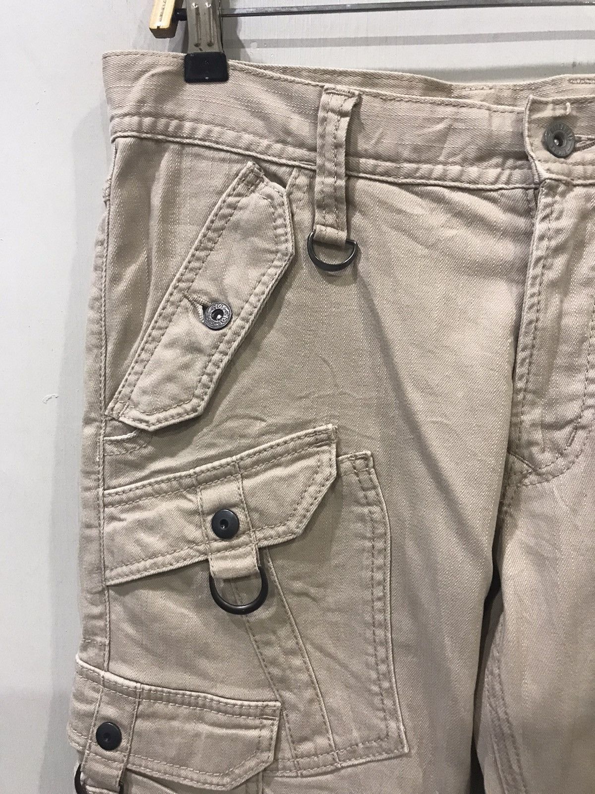 Japanese Brand NICOLE CLUB FOR MEN Multipockets Street Fashion Cargo Pant Size US 33 - 5 Thumbnail