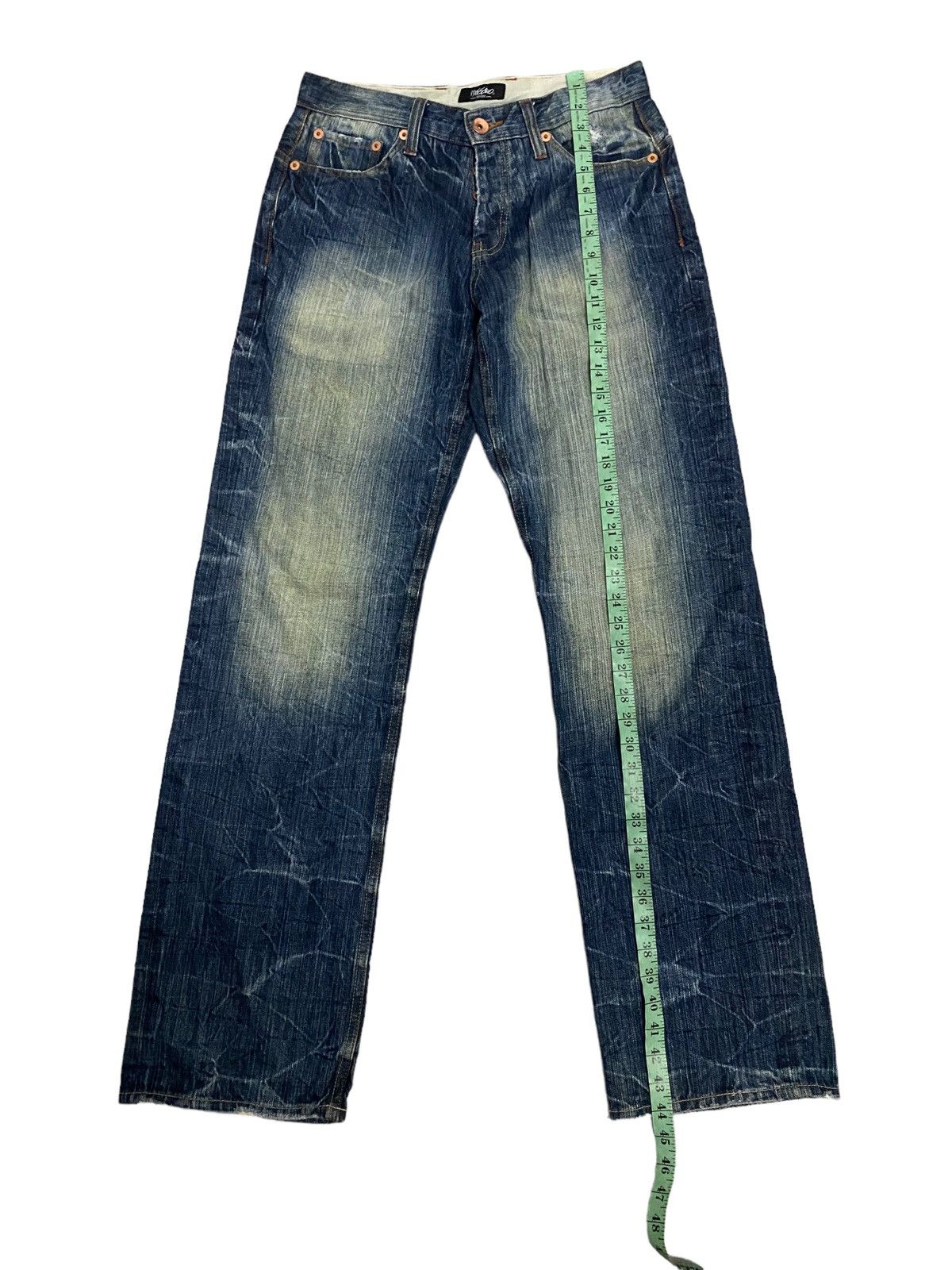 Mossimo × Vintage Offer‼️Vintage Mossimo Buckle Back Distressed Denim Jeans Size US 31 - 14 Thumbnail