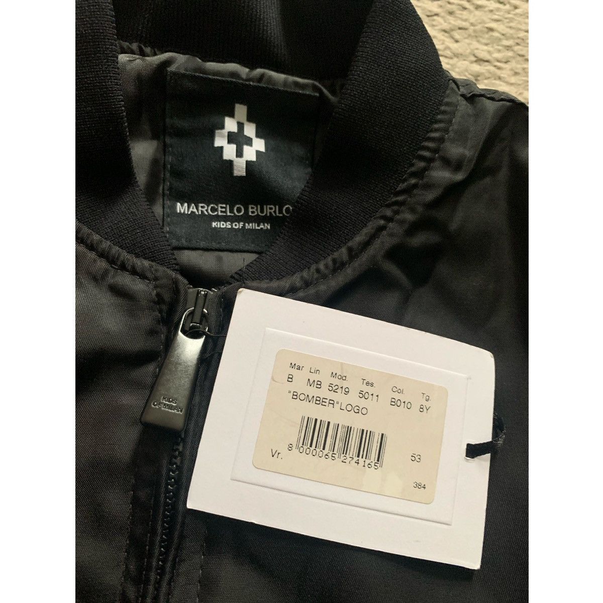 Marcelo Burlon MARCELO BURLON KIDS LEATHER BOMBER JACKET Size US XXS / EU 40 - 11 Thumbnail