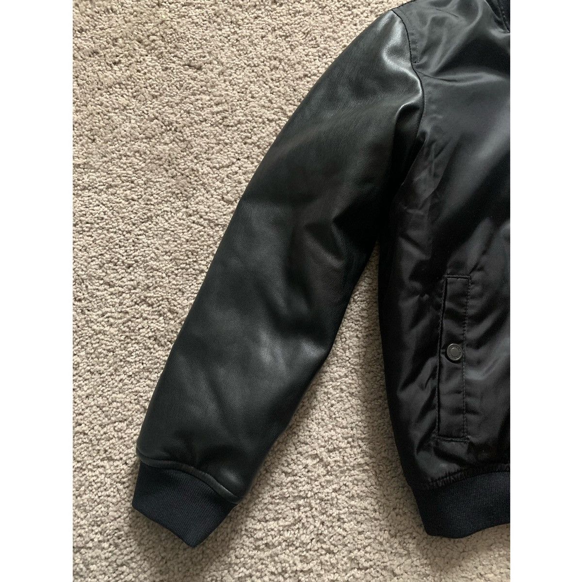 Marcelo Burlon MARCELO BURLON KIDS LEATHER BOMBER JACKET Size US XXS / EU 40 - 7 Thumbnail