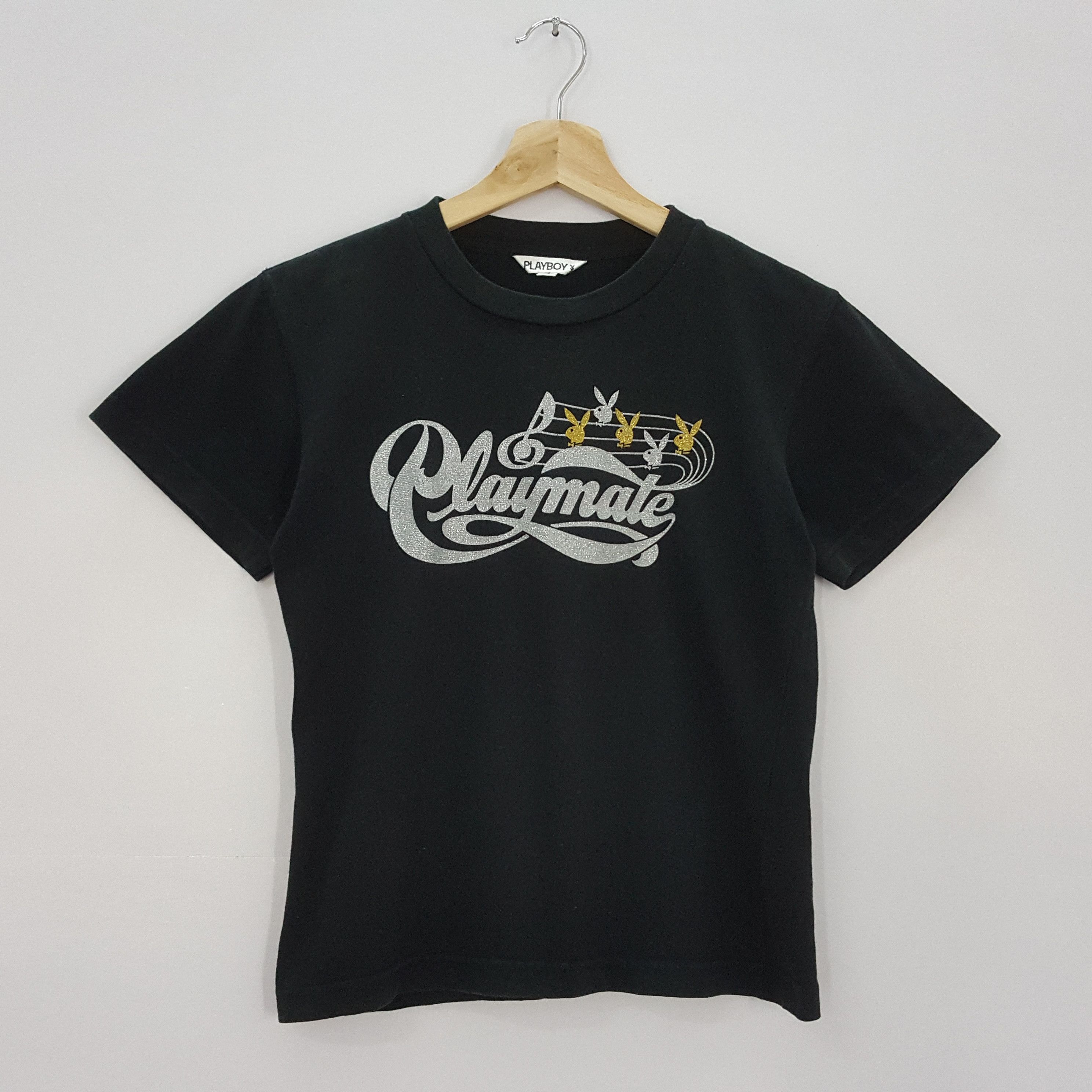 Vintage Playboy nice logo music design t-shirt