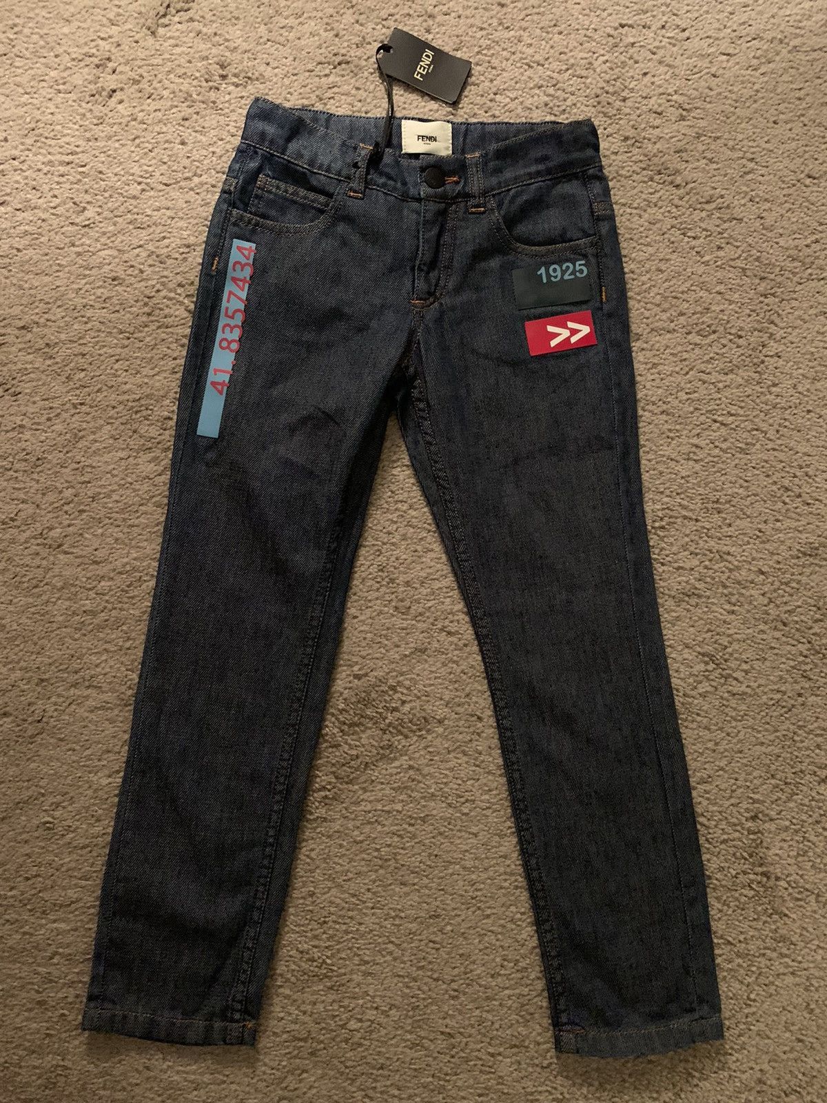 Fendi FENDI KIDS LOGO DENIM Size US 26 / EU 42 - 9 Thumbnail