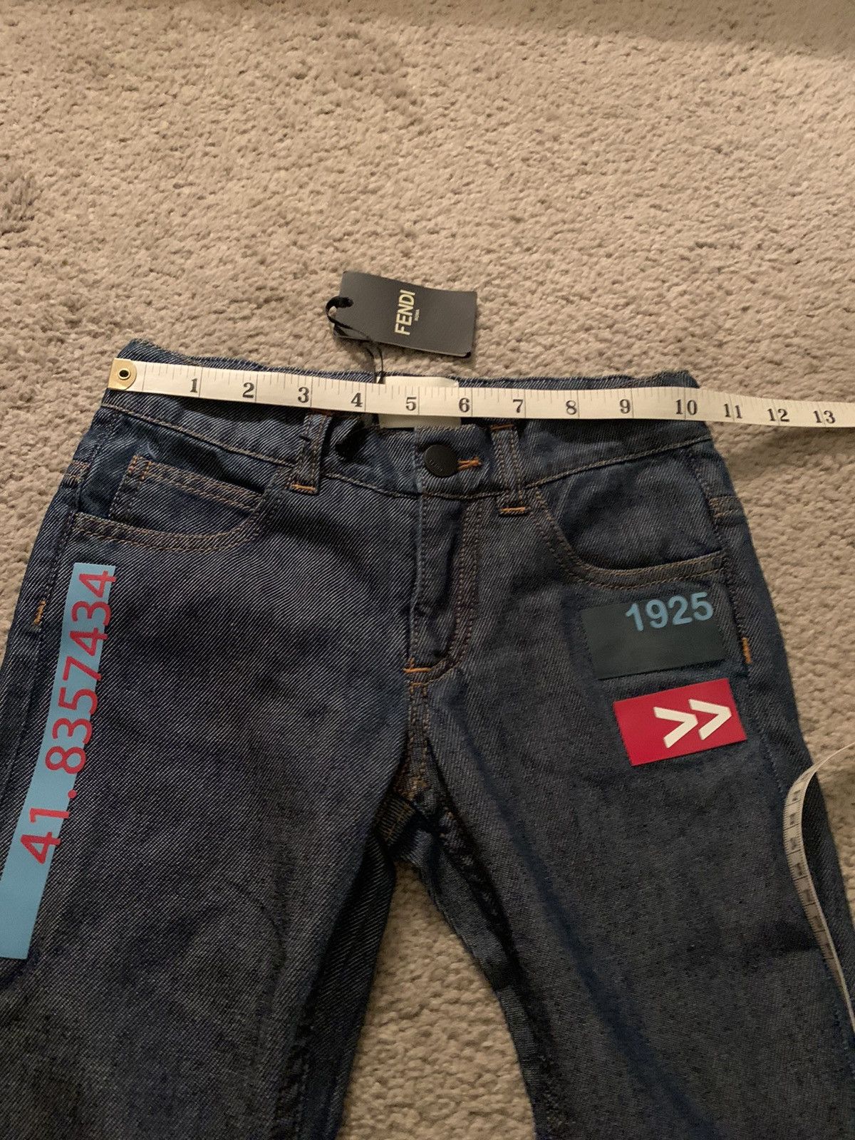 Fendi FENDI KIDS LOGO DENIM Size US 26 / EU 42 - 15 Thumbnail