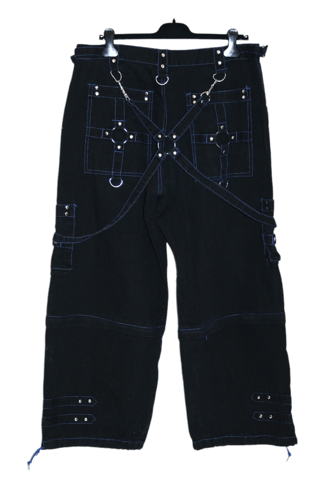 Tripp NYC 🔥🔥Dead Threads Bondage Parachute Transformers Cargo Pants Size US 36 / EU 52 - 2 Thumbnail