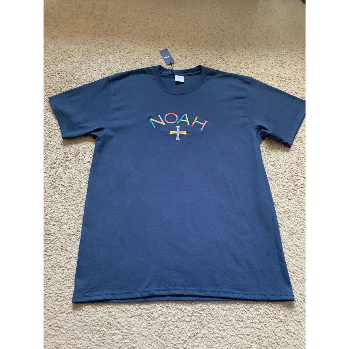 Noah NOAH ➕ Embroidered Logo Tee Size US M / EU 48-50 / 2 - 5 Thumbnail