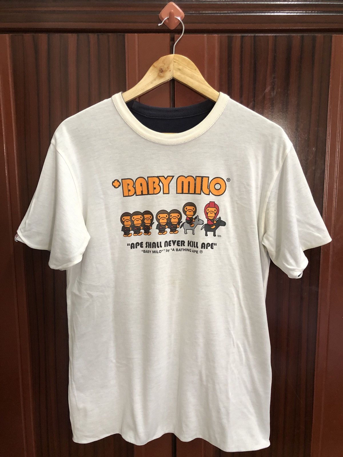 Bape OG Baby Milo General Reversible Tee Size US M / EU 48-50 / 2 - 2 Thumbnail